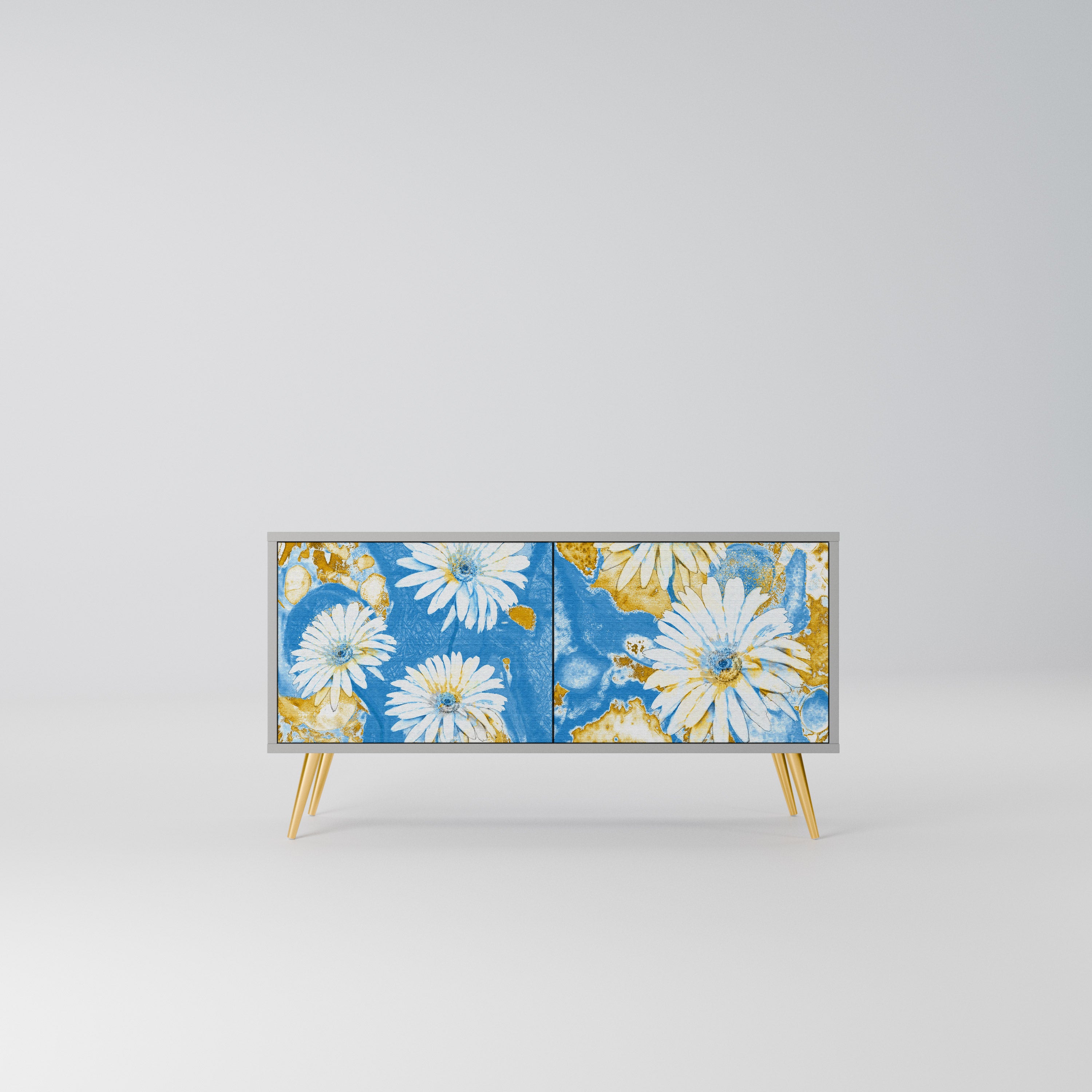 DAISY LUXE Kompaktowa szafka RTV 2-drzwiowa