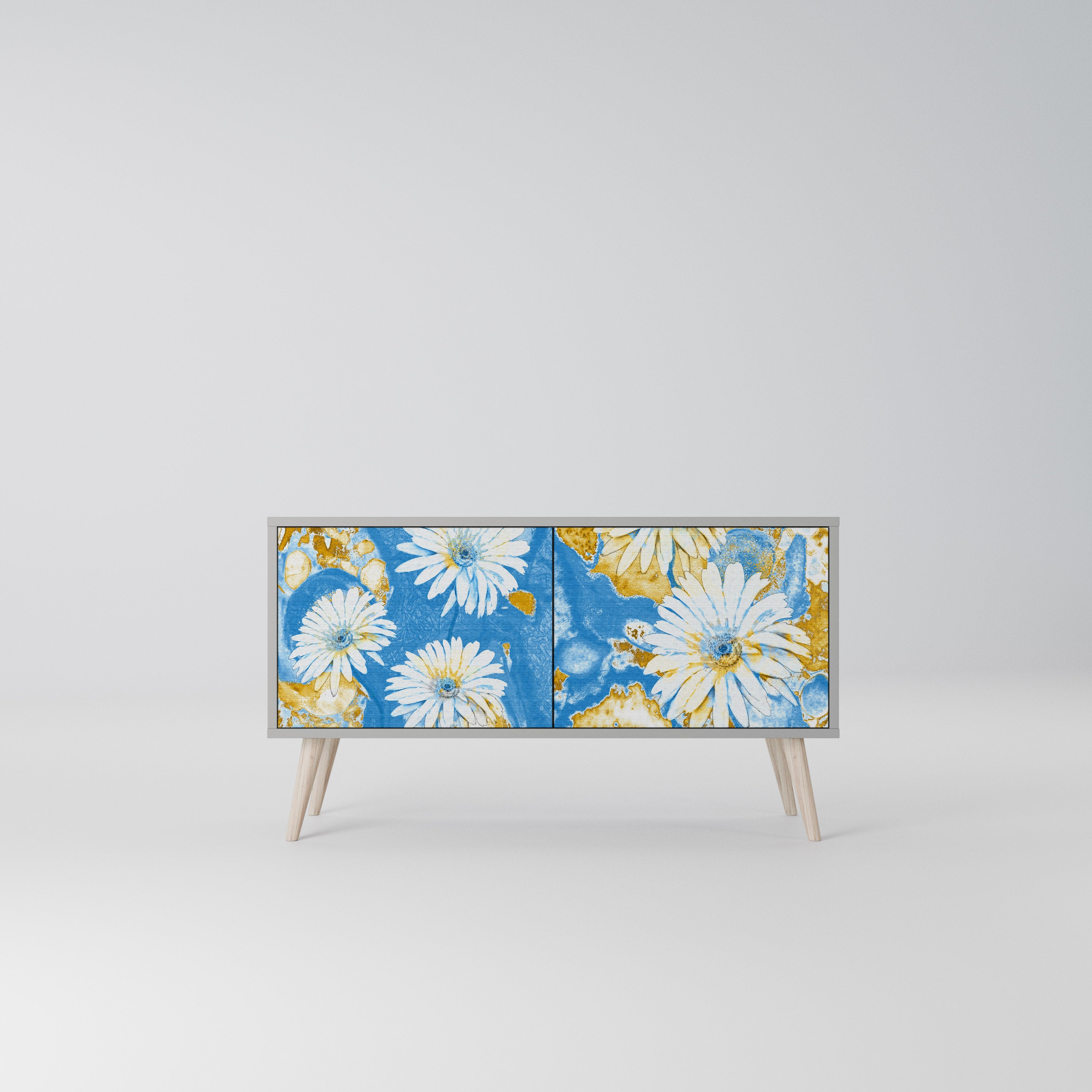 DAISY LUXE Kompaktowa szafka RTV 2-drzwiowa