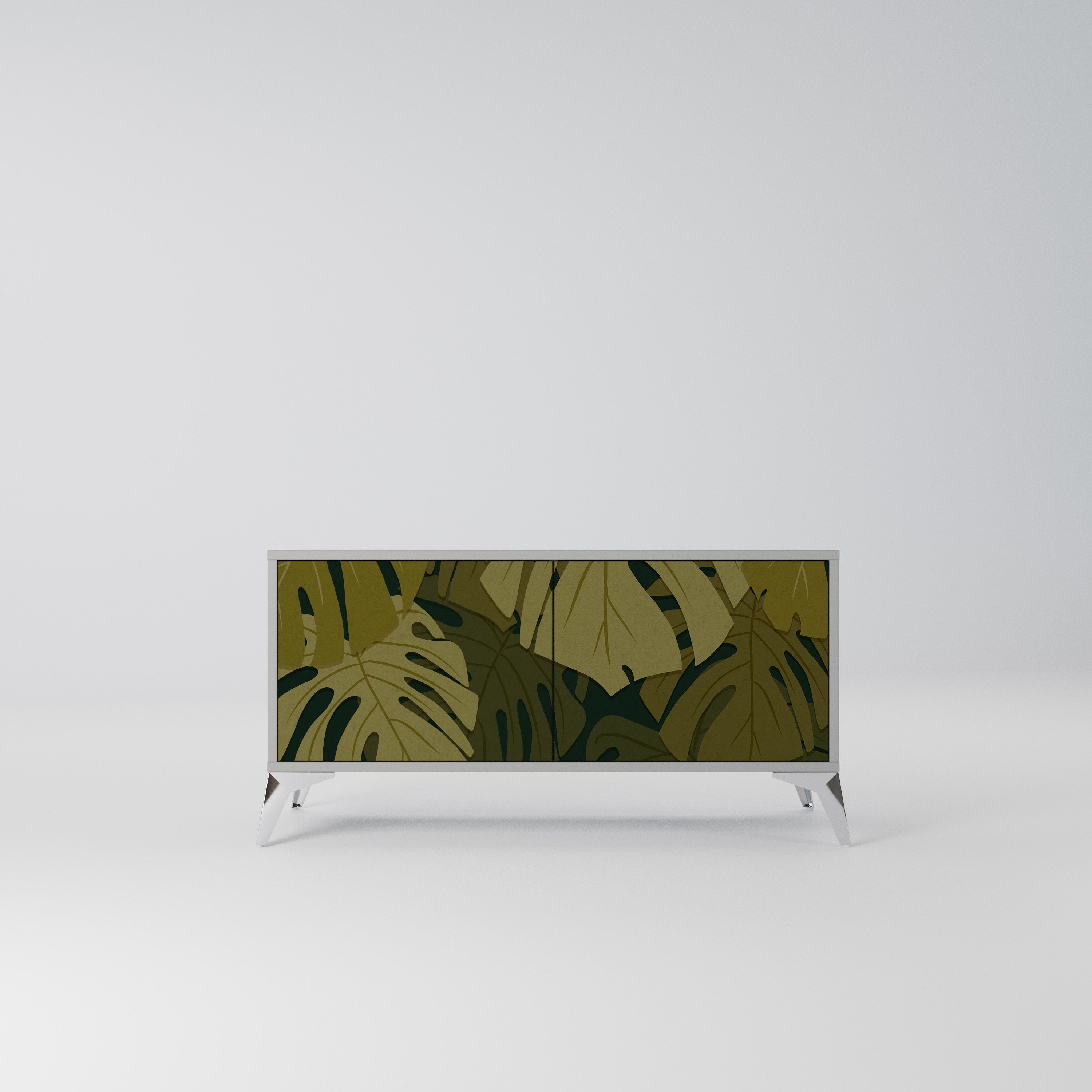 TROPICAL BEAUTY Kompaktowa szafka RTV 2-drzwiowa