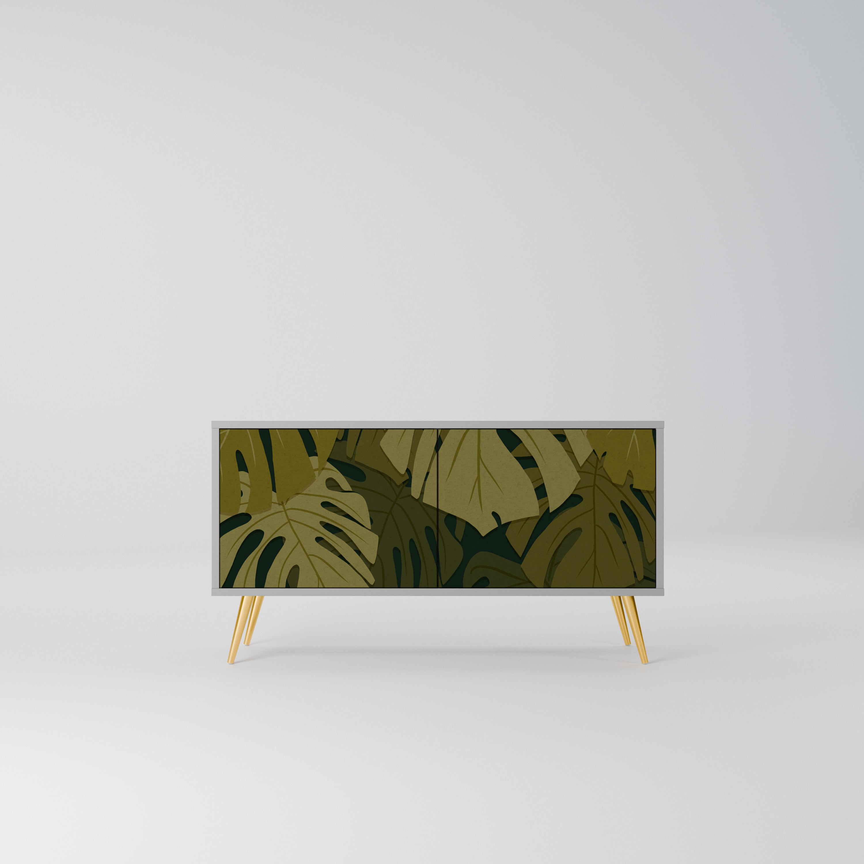 TROPICAL BEAUTY Kompaktowa szafka RTV 2-drzwiowa