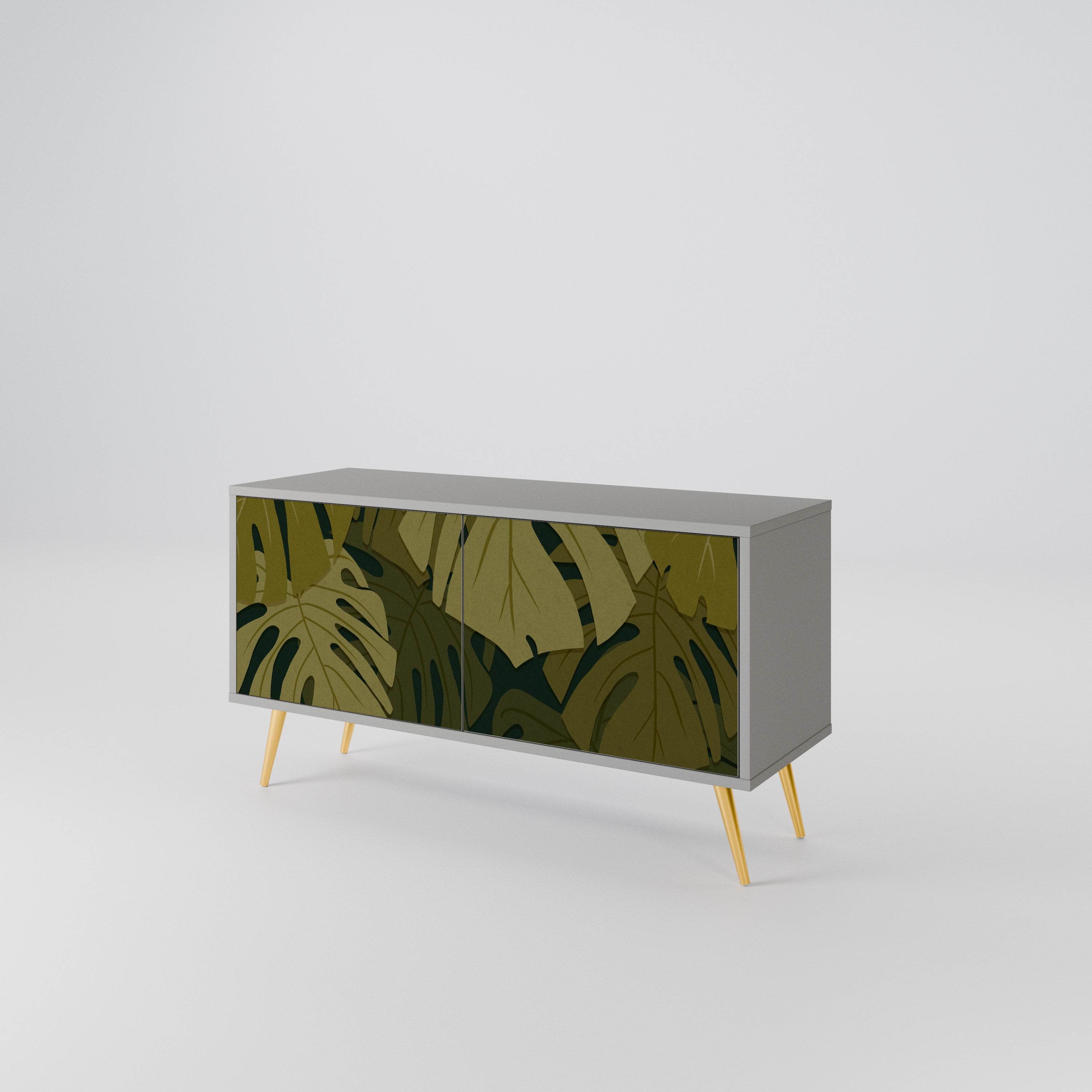 TROPICAL BEAUTY Kompaktowa szafka RTV 2-drzwiowa