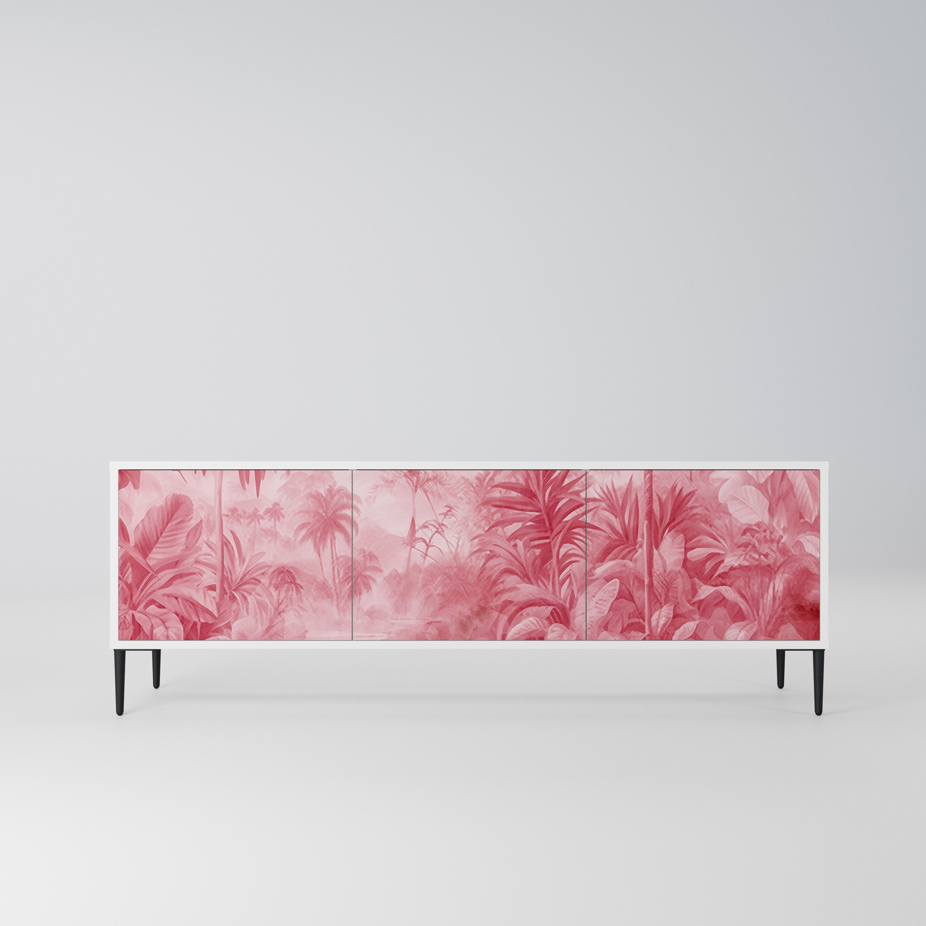 SWEET TROPICS Szafka RTV 3-drzwiowa korpus Biały