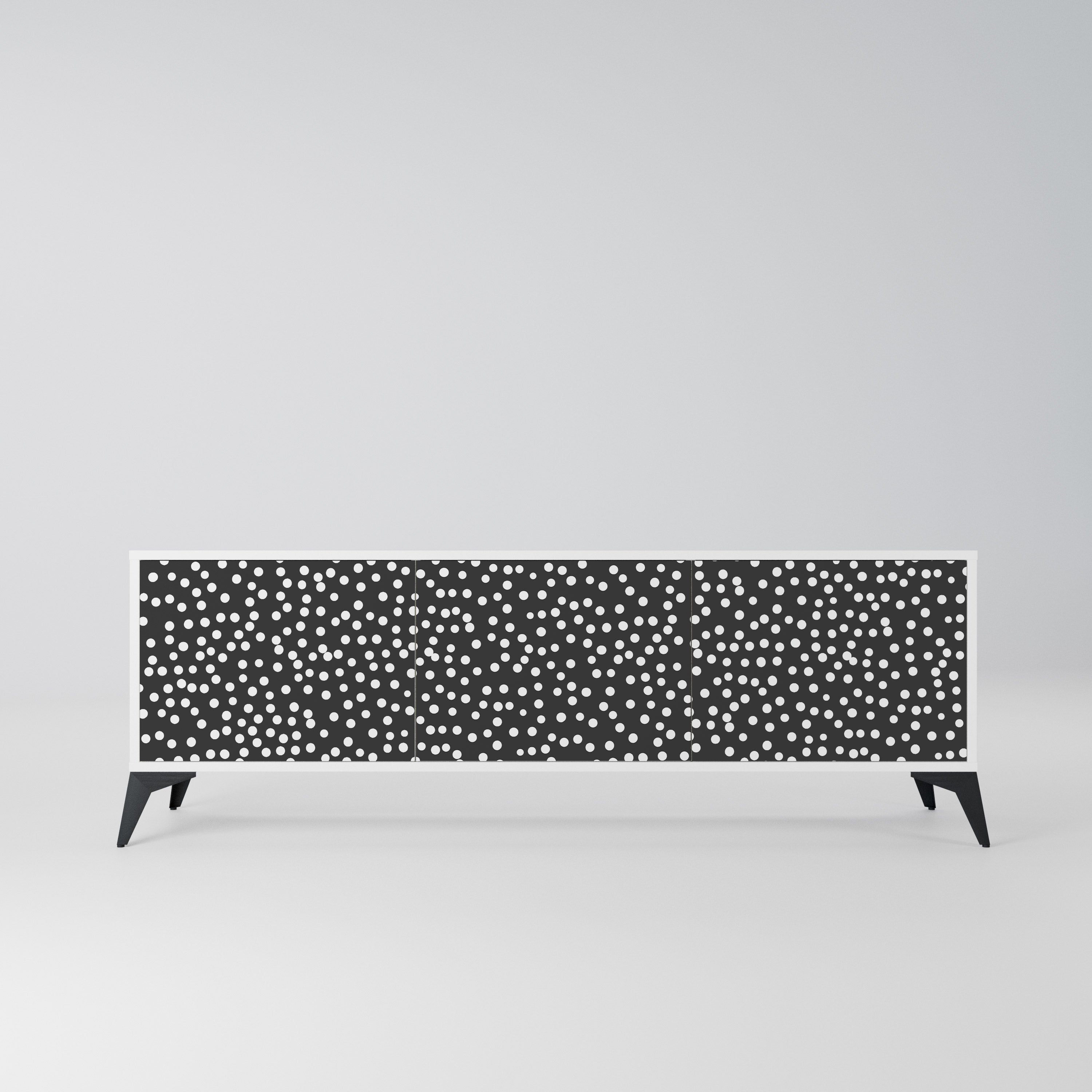 BLINDING LIGHTS Szafka RTV 3-drzwiowa korpus Biały