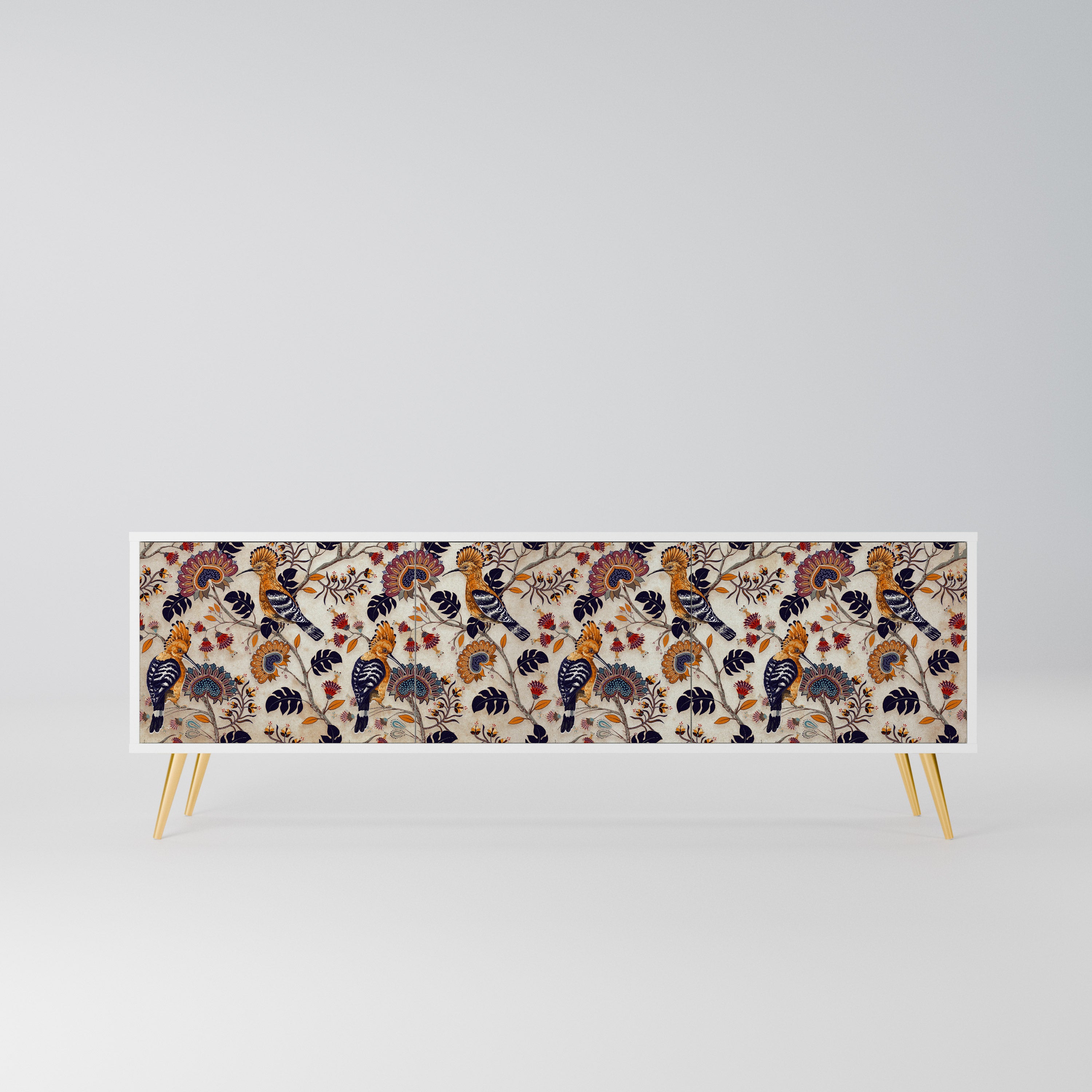 EMINENT HOOPOE Szafka RTV 3-drzwiowa korpus Biały