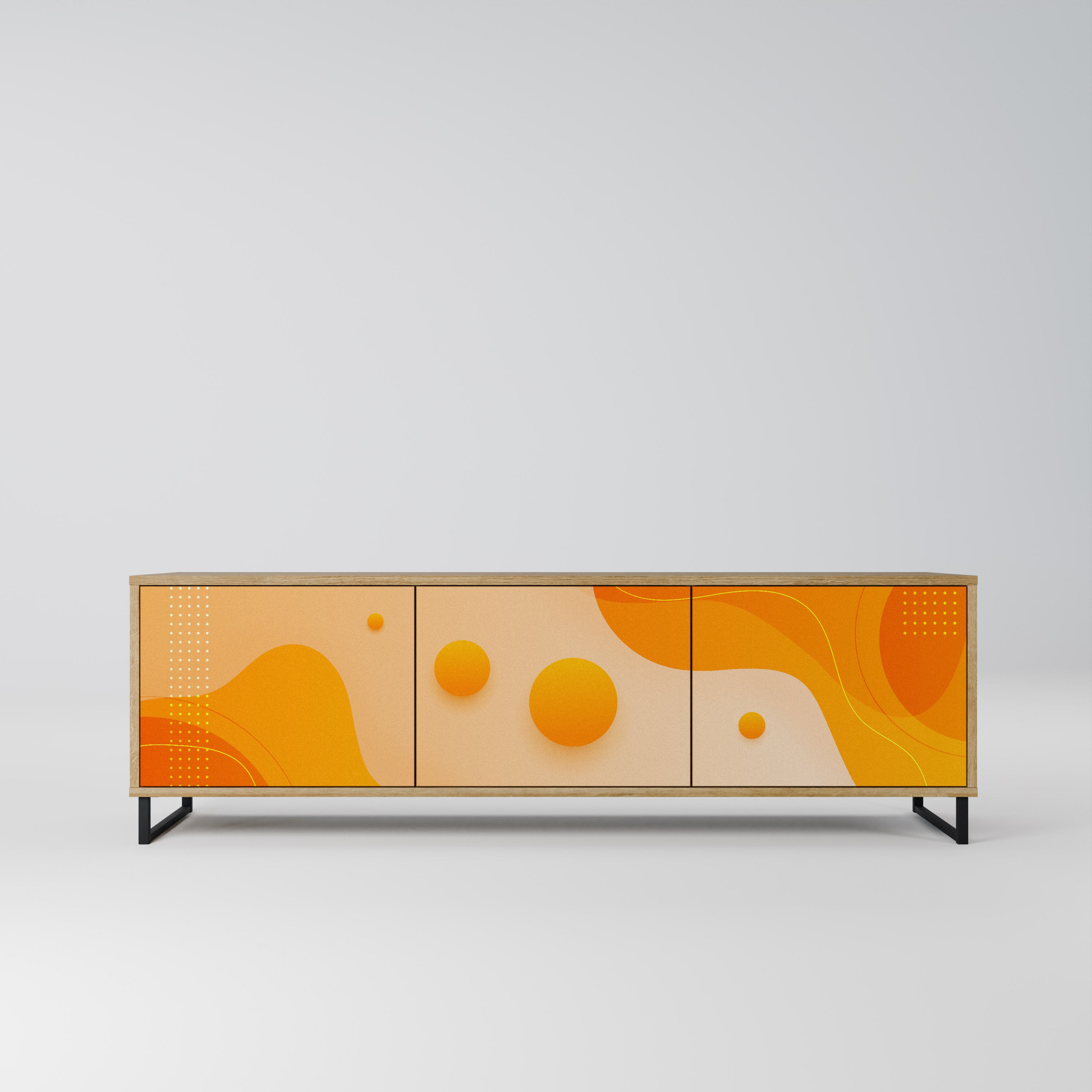 ORANGE ARRANGEMENT Szafka RTV 3-drzwiowa