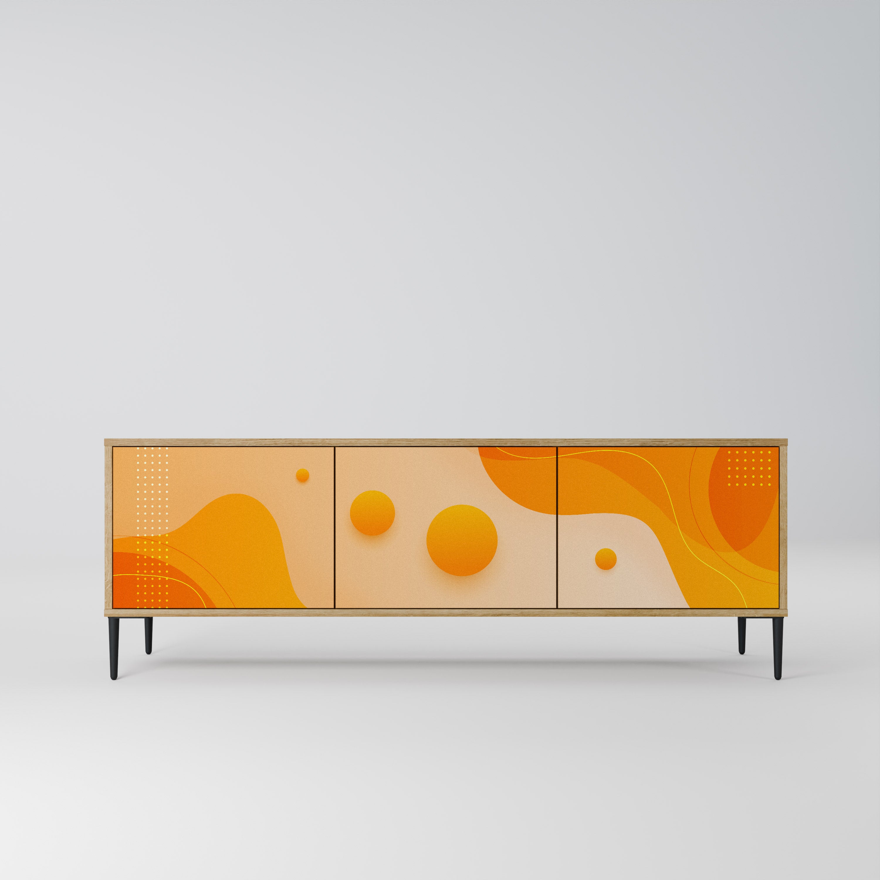 ORANGE ARRANGEMENT Szafka RTV 3-drzwiowa