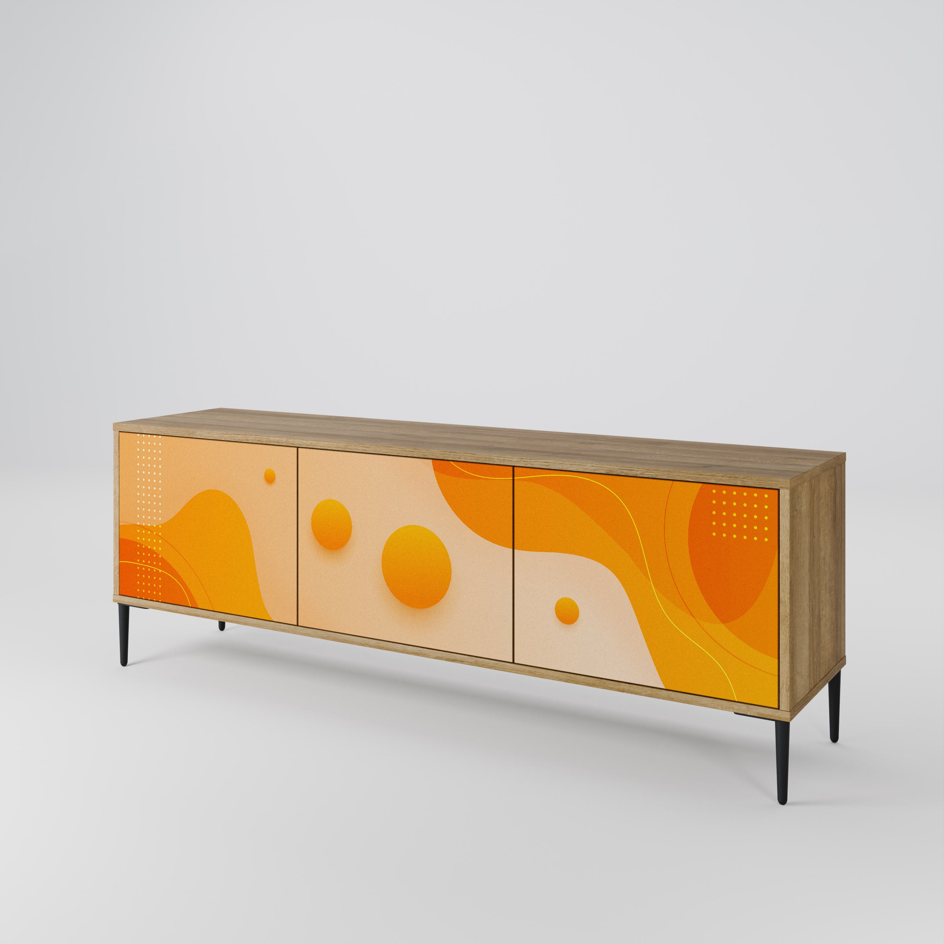 ORANGE ARRANGEMENT Szafka RTV 3-drzwiowa