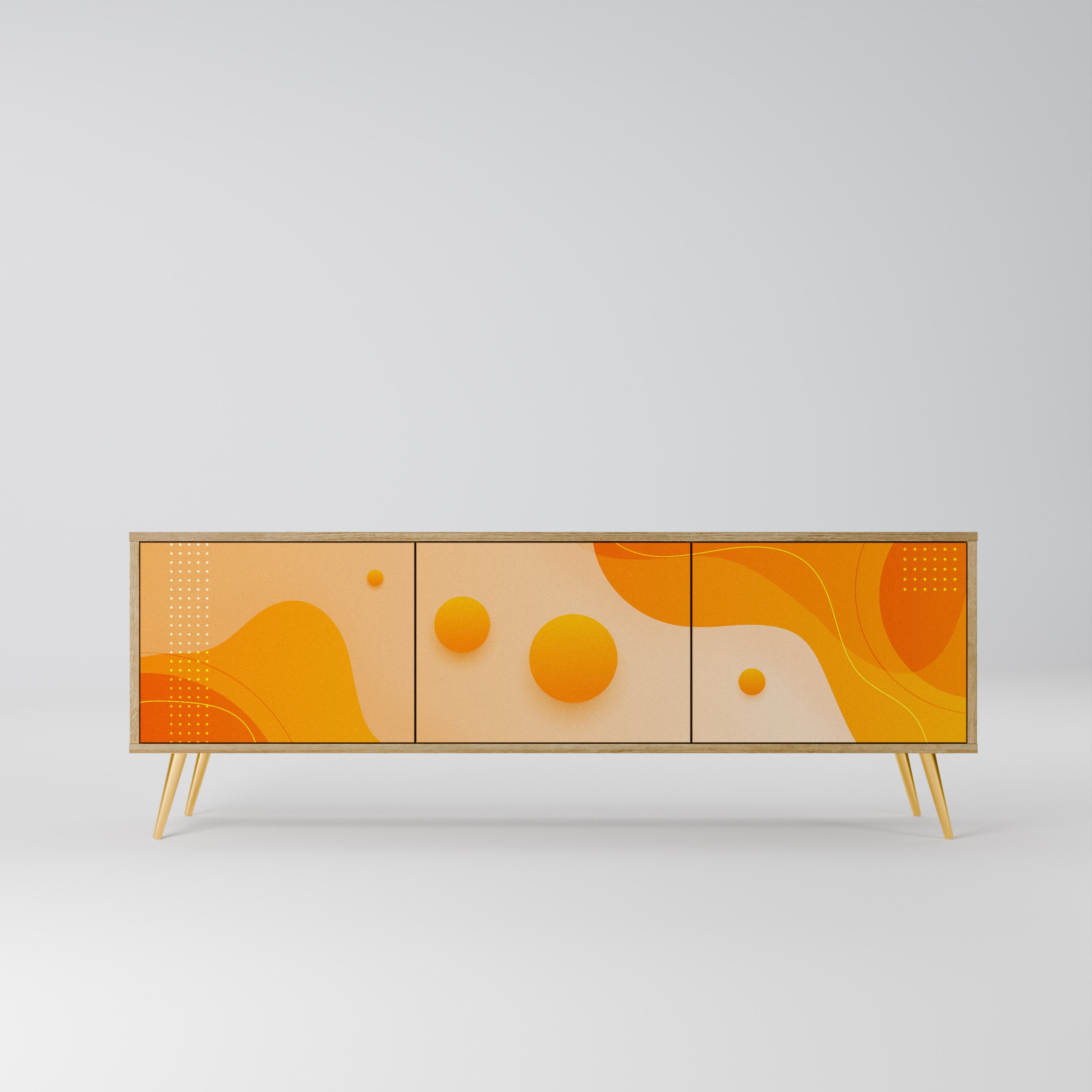 ORANGE ARRANGEMENT Szafka RTV 3-drzwiowa