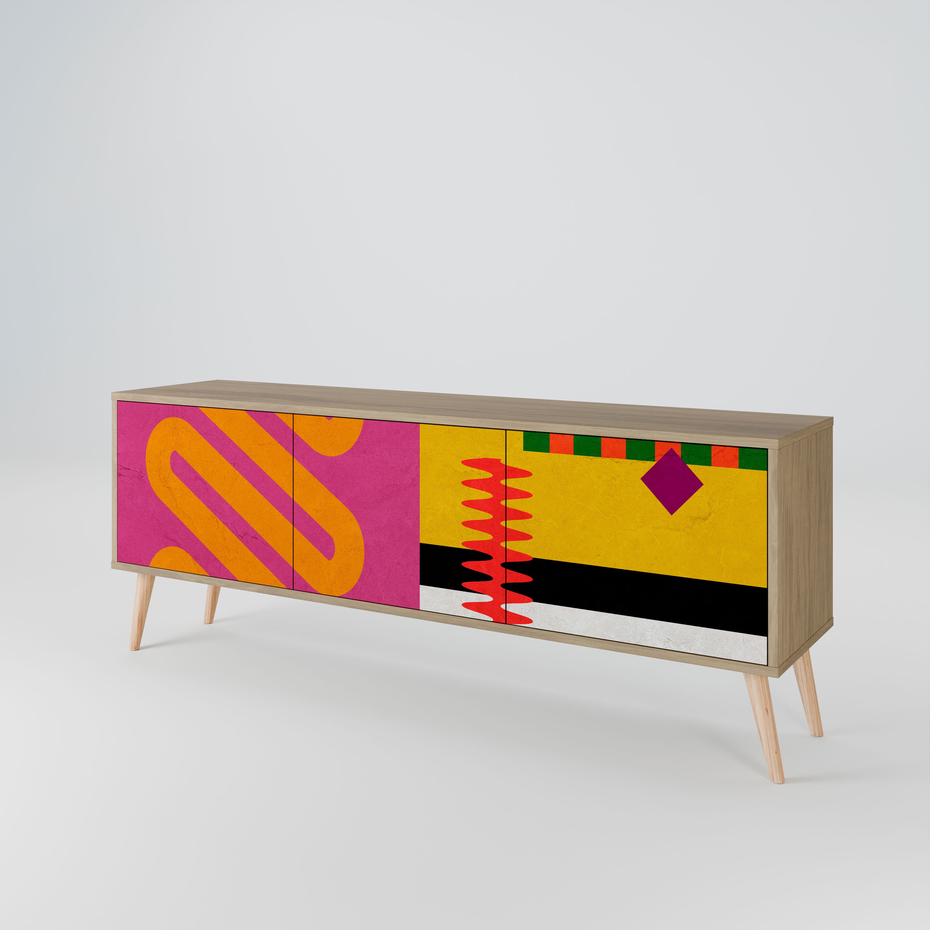 VIVID ART Szafka RTV 3-drzwiowa