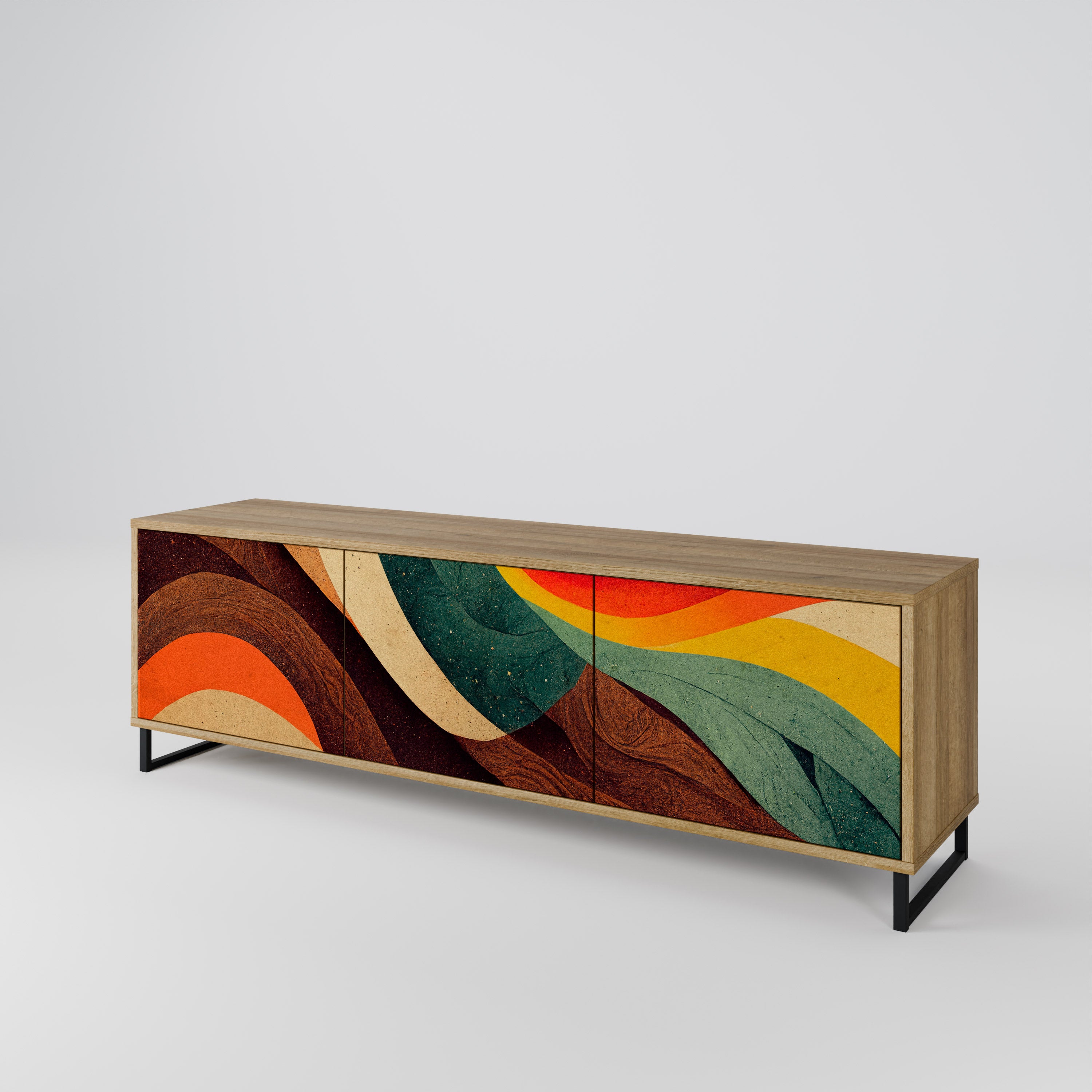 COLORFUL STRANDS Szafka RTV 3-drzwiowa