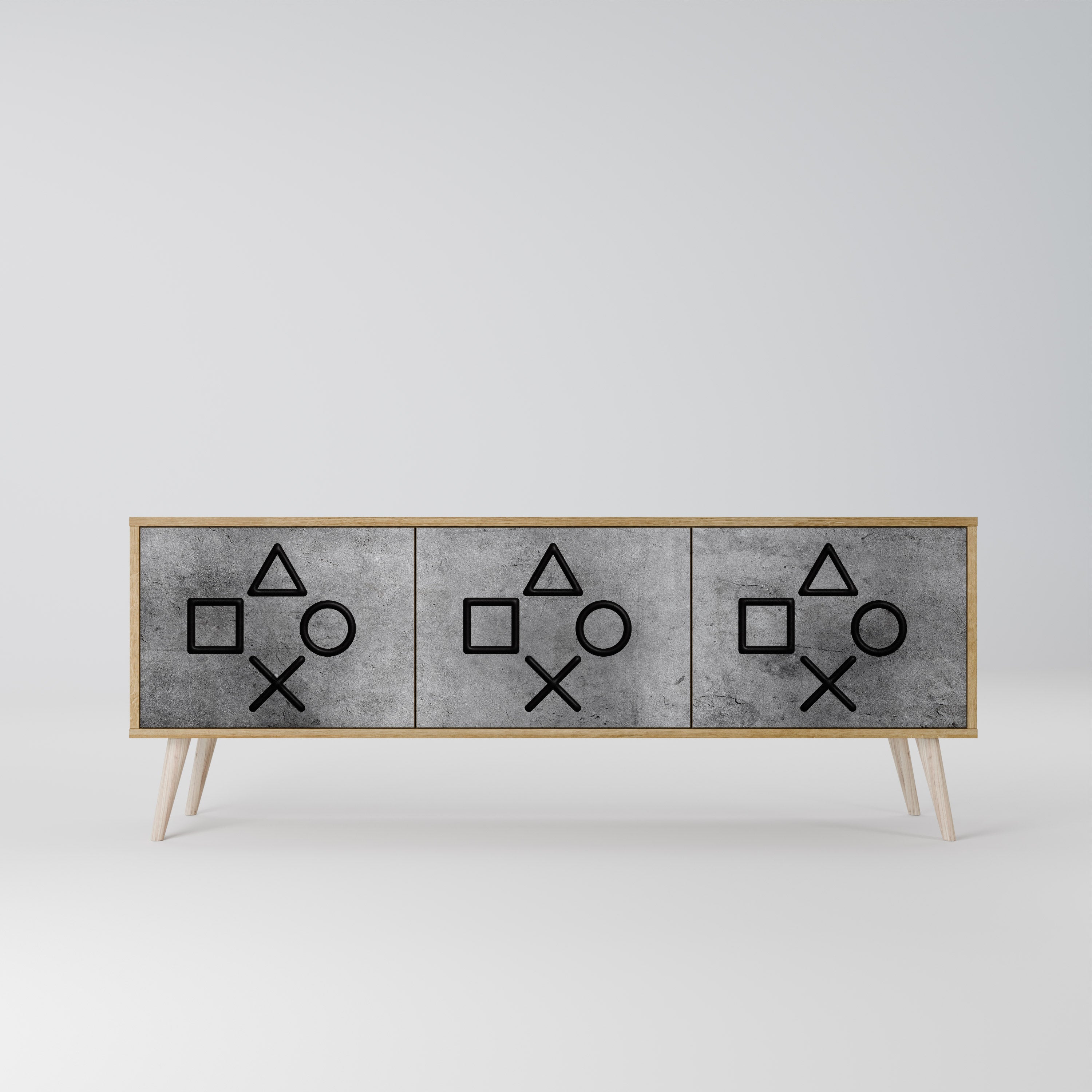 GAMER CHOICE Szafka RTV 3-drzwiowa