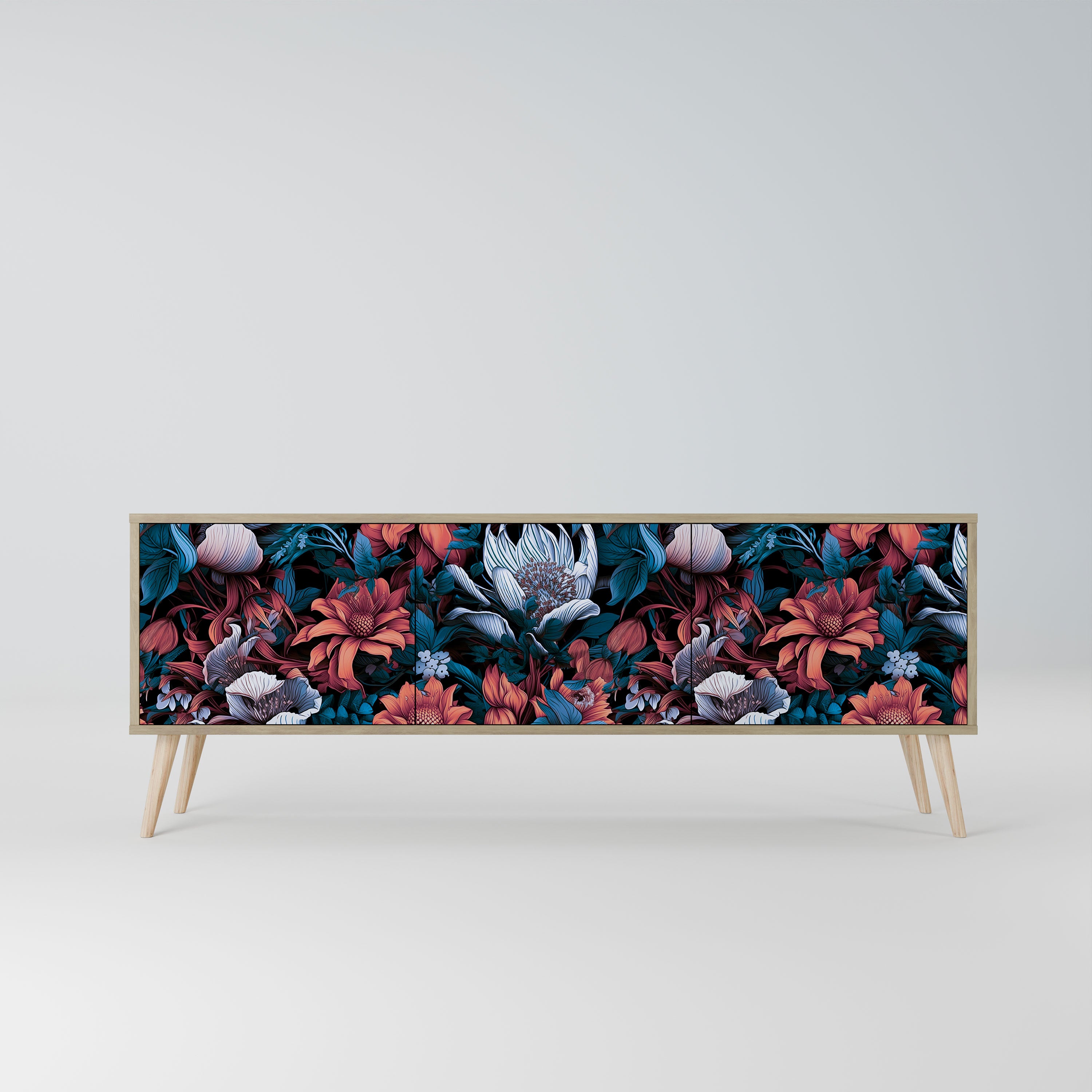 ETHEREAL BLOSSOMS Szafka RTV 3-drzwiowa
