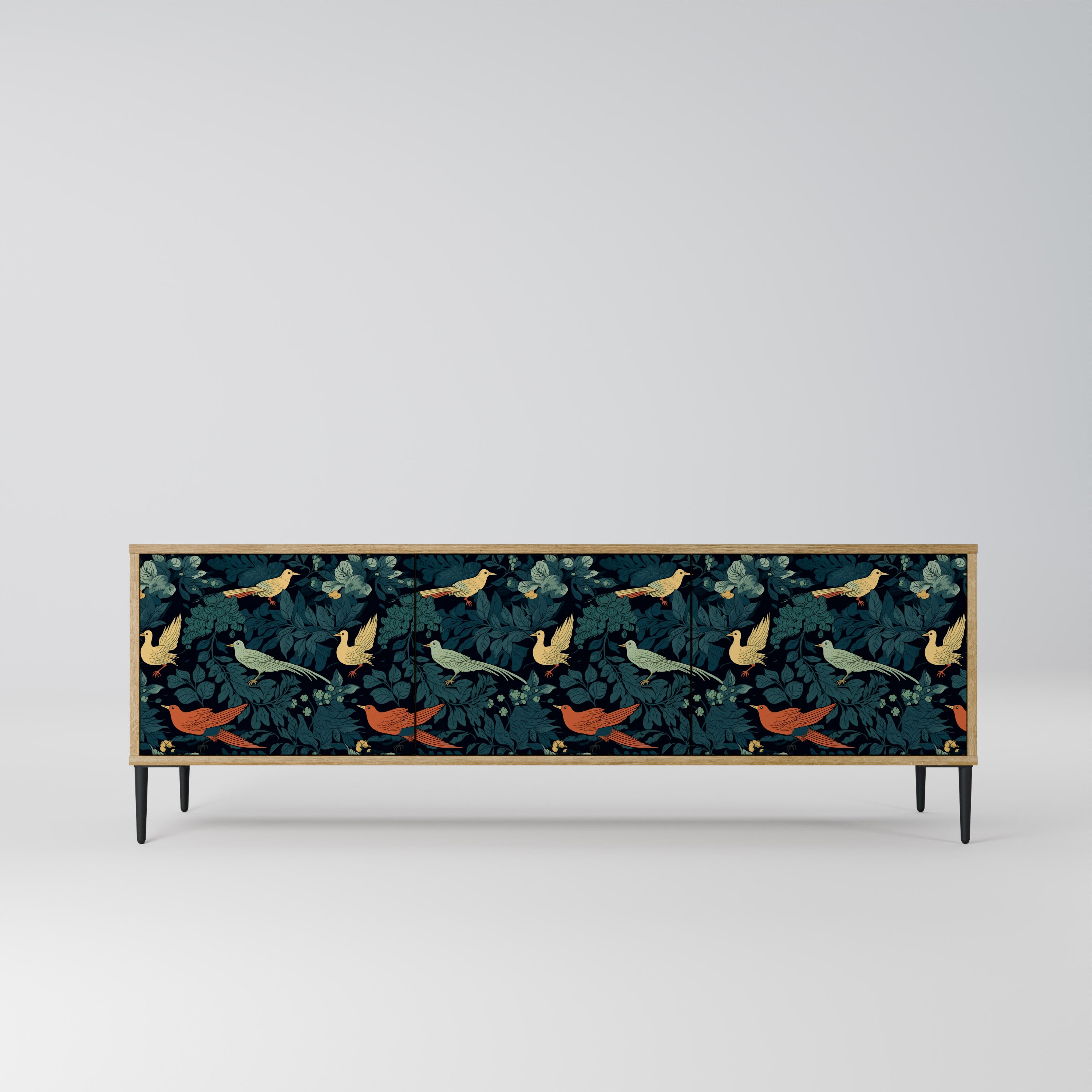 FOWL ORNAMENT Szafka RTV 3-drzwiowa