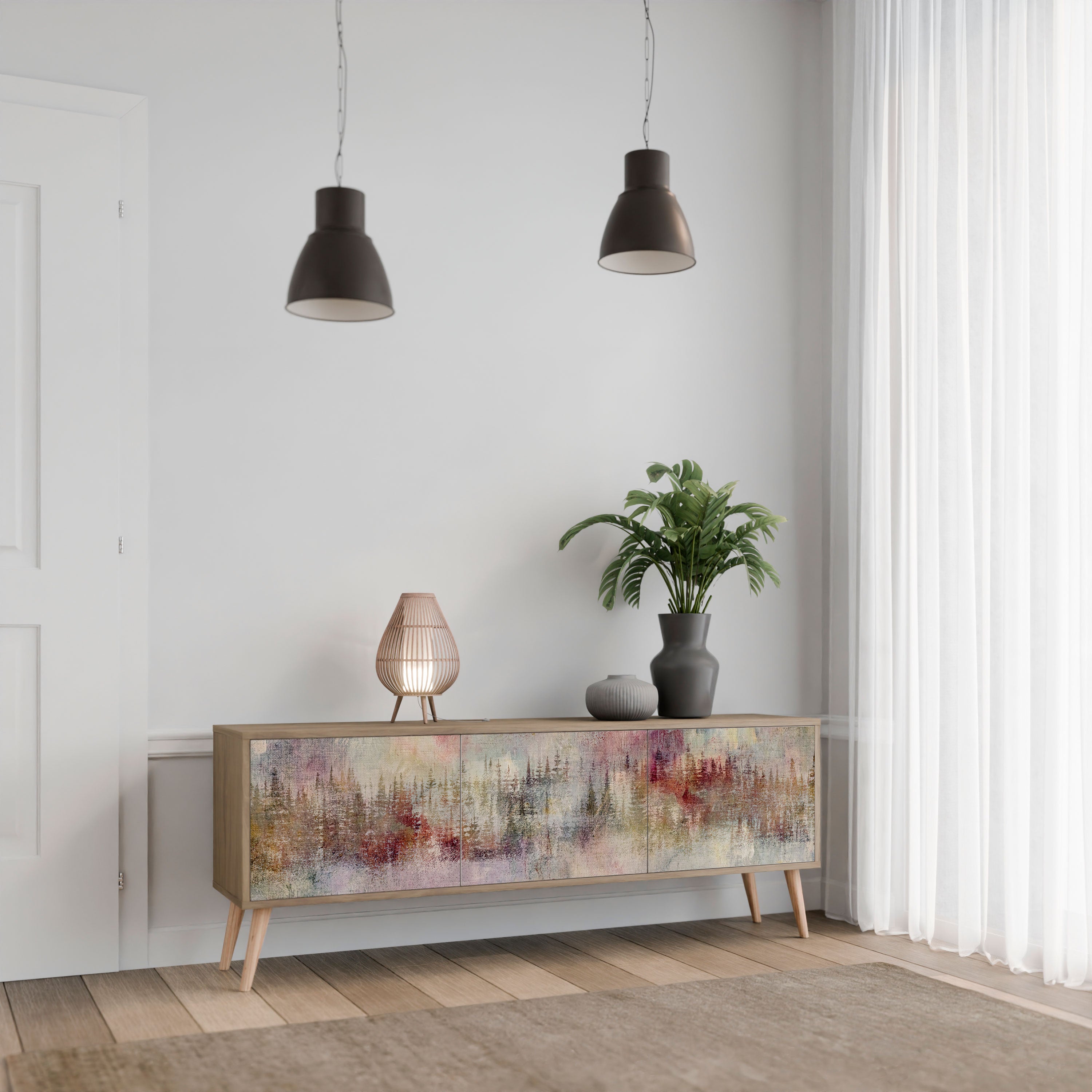 VEILED SUMMIT Szafka RTV 3-drzwiowa