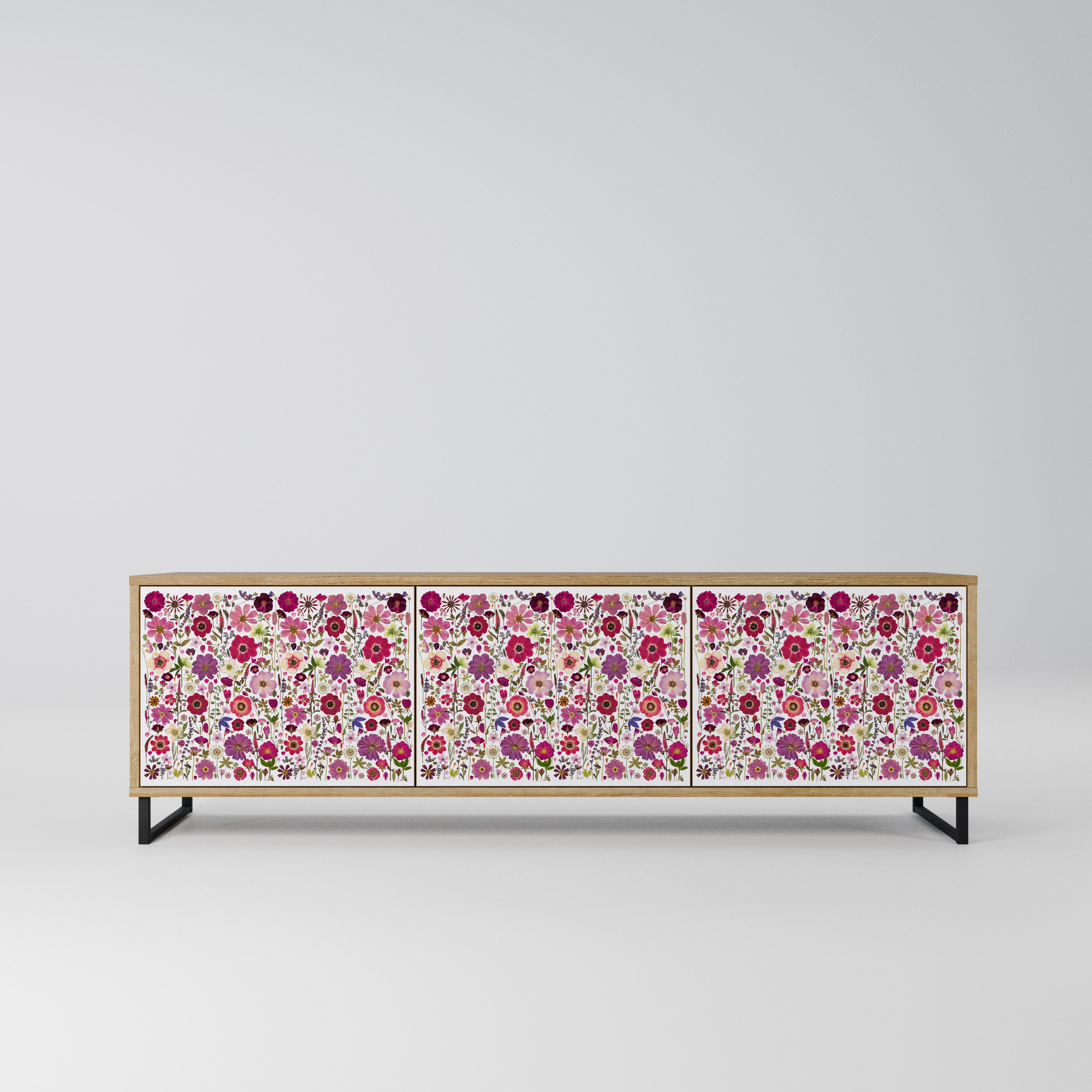 PETAL GARDEN Szafka RTV 3-drzwiowa