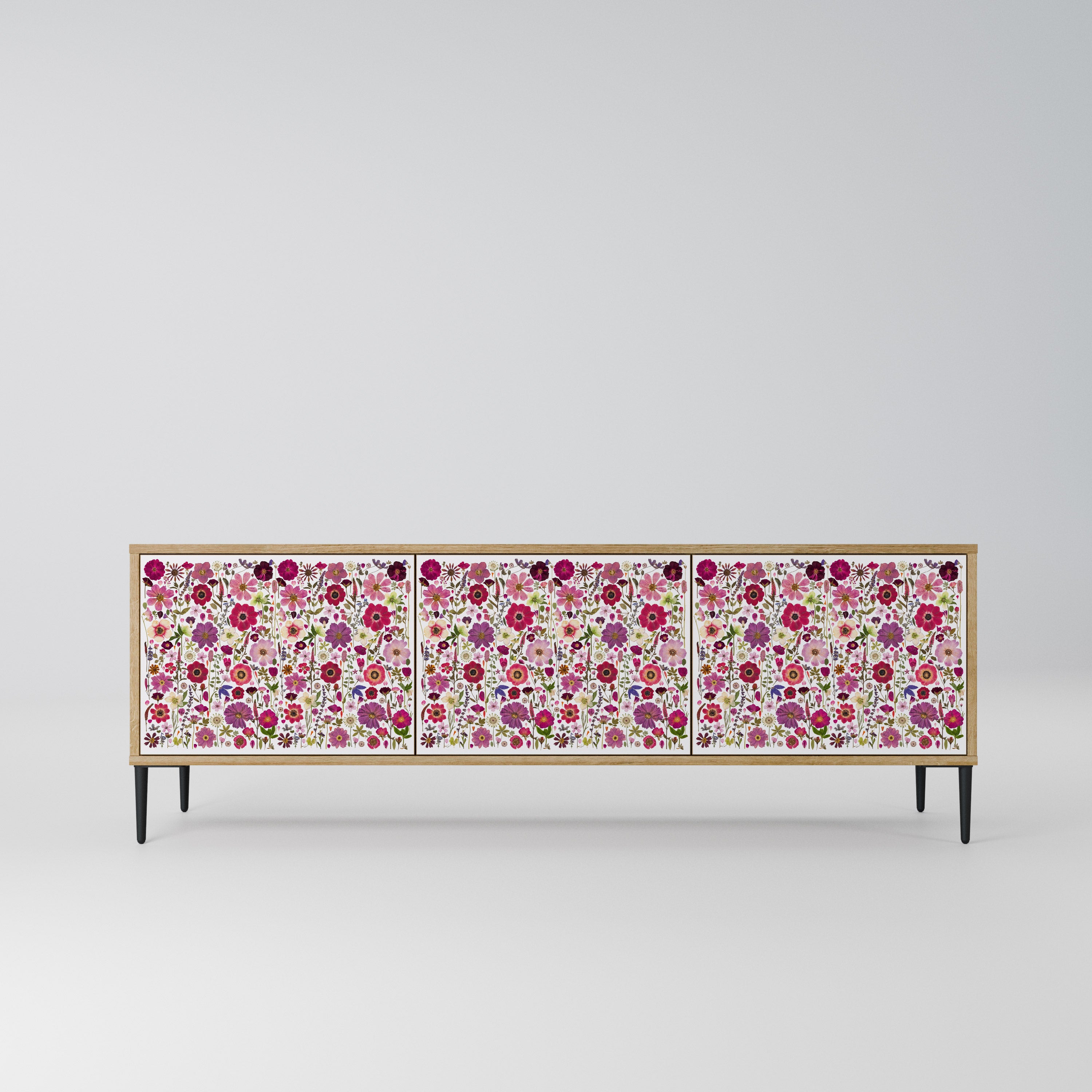 PETAL GARDEN Szafka RTV 3-drzwiowa