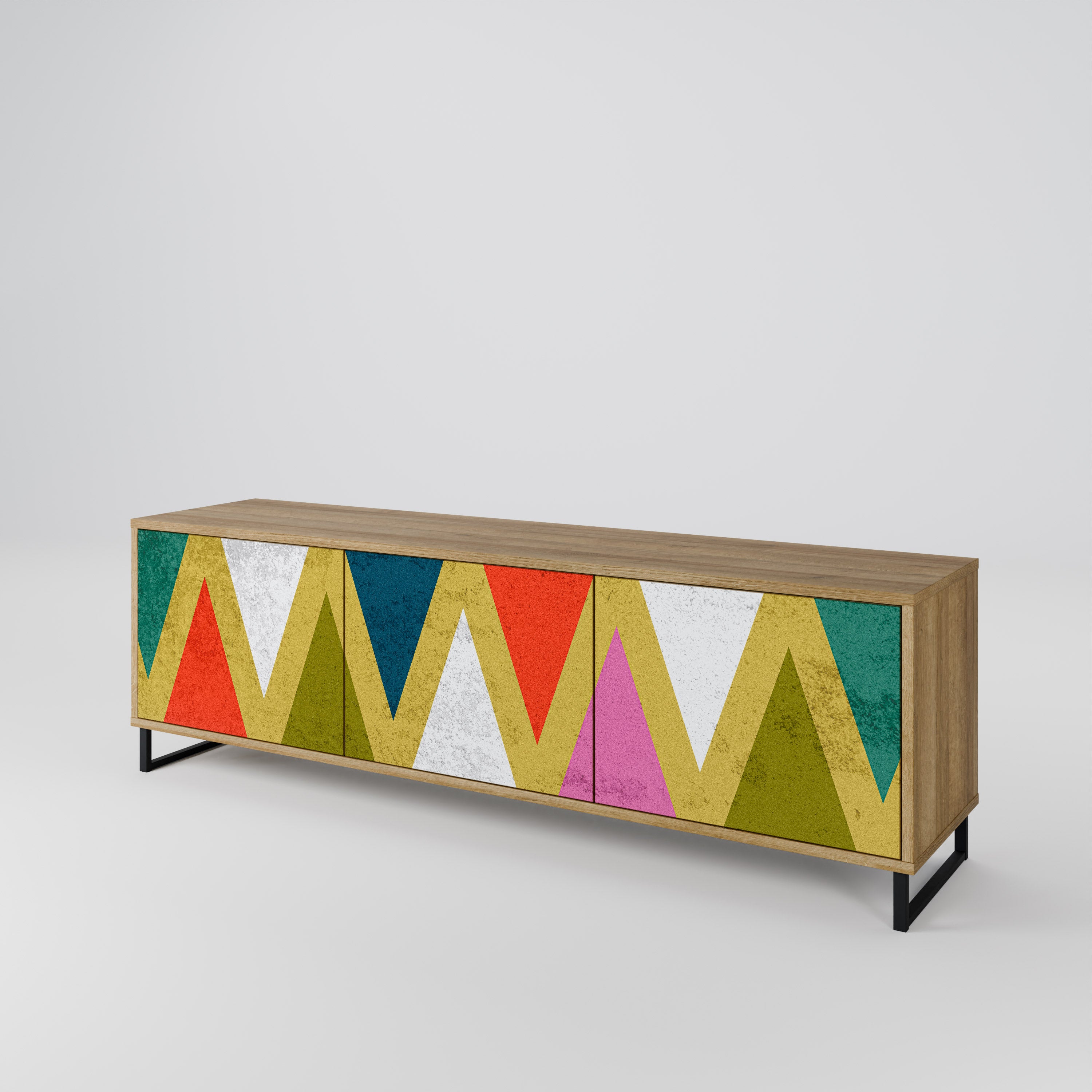 COLORFUL TRIANGLES Szafka RTV 3-drzwiowa