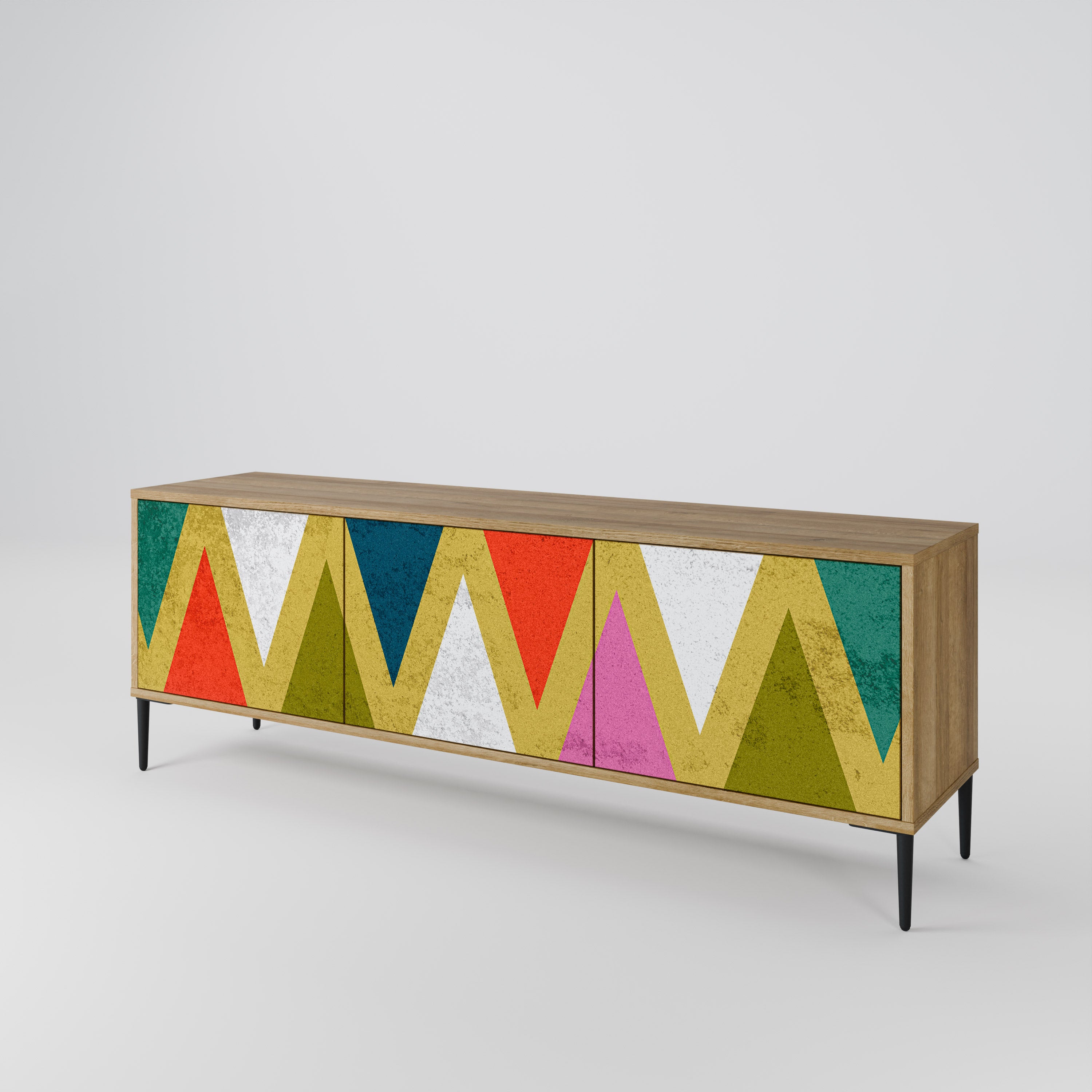 COLORFUL TRIANGLES Szafka RTV 3-drzwiowa