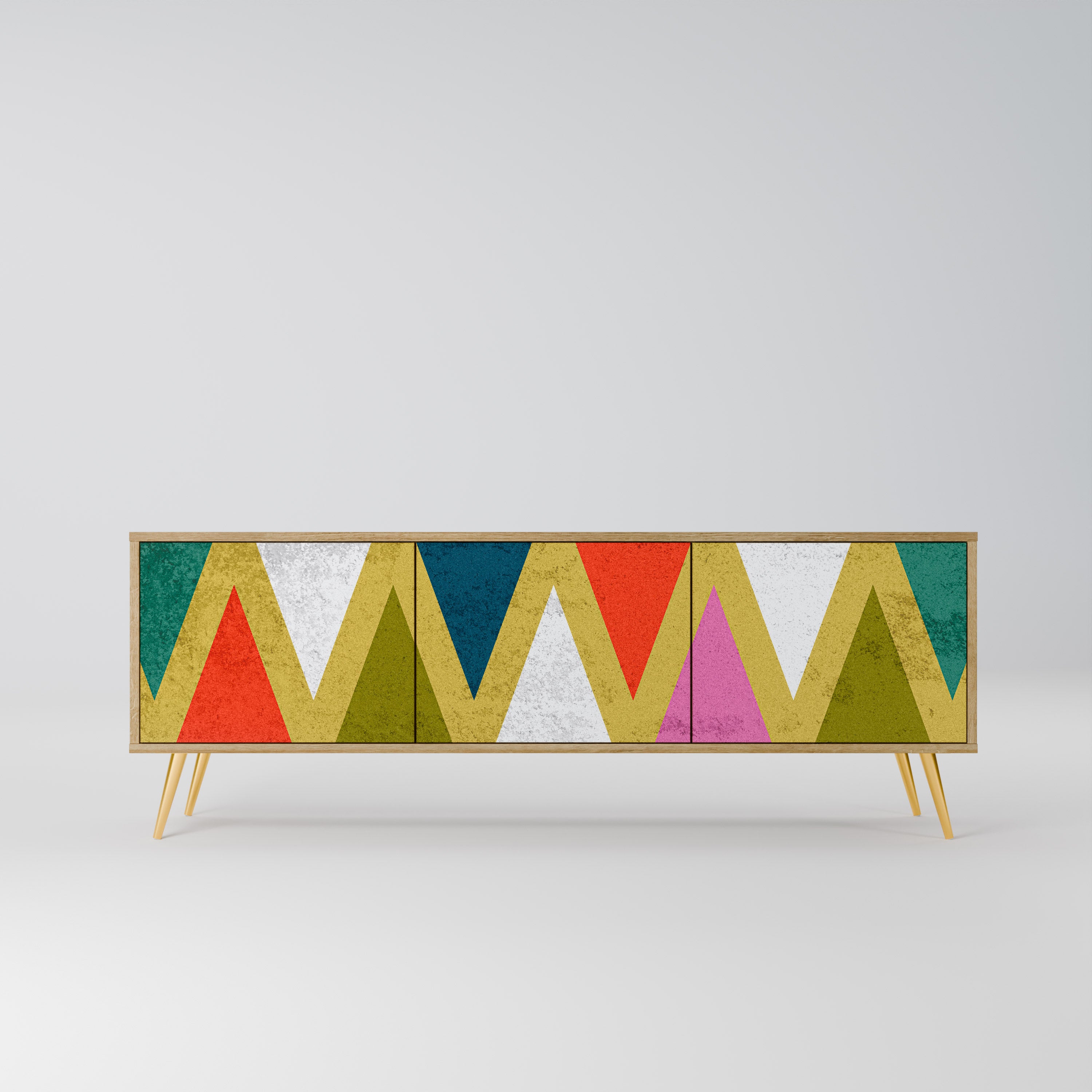 COLORFUL TRIANGLES Szafka RTV 3-drzwiowa