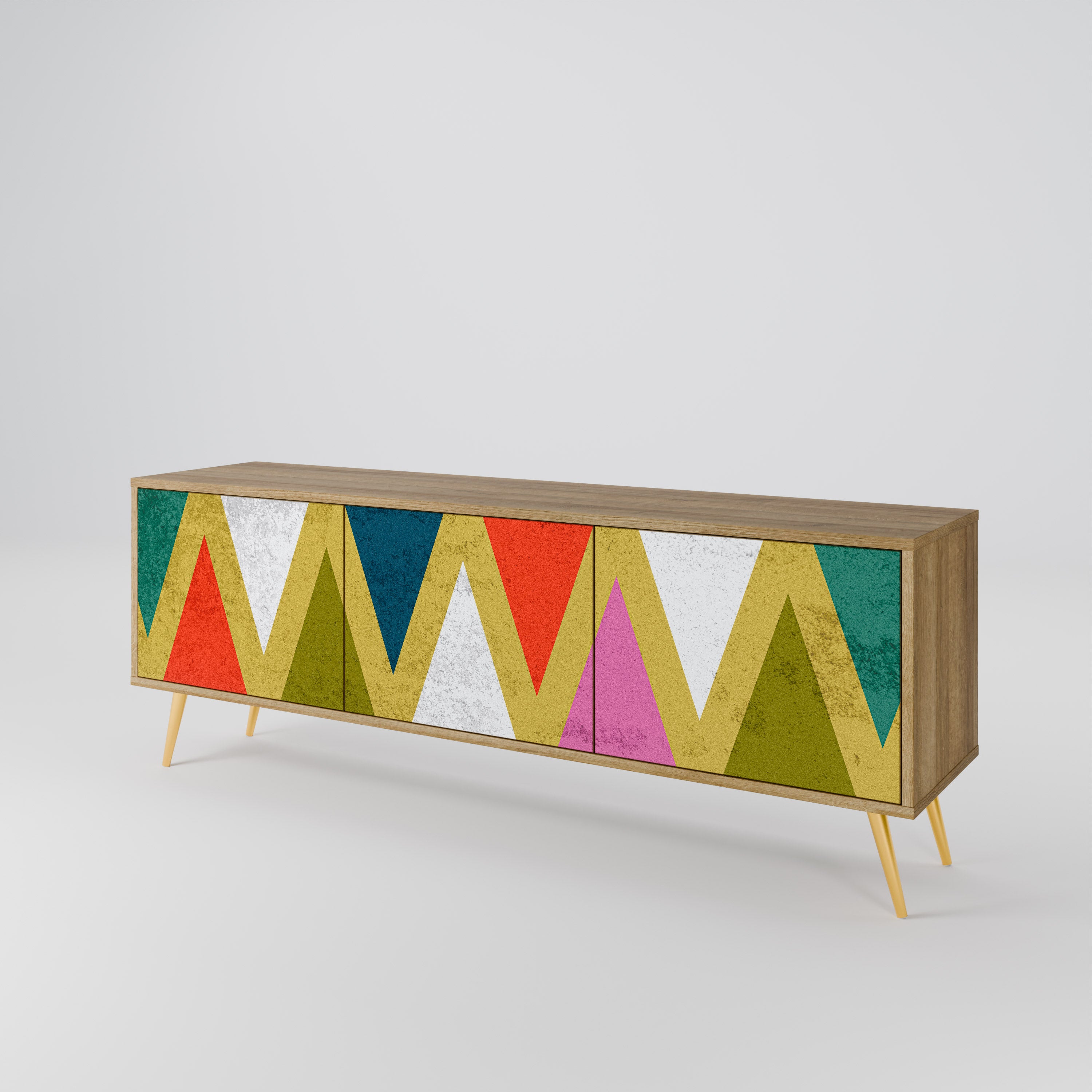 COLORFUL TRIANGLES Szafka RTV 3-drzwiowa