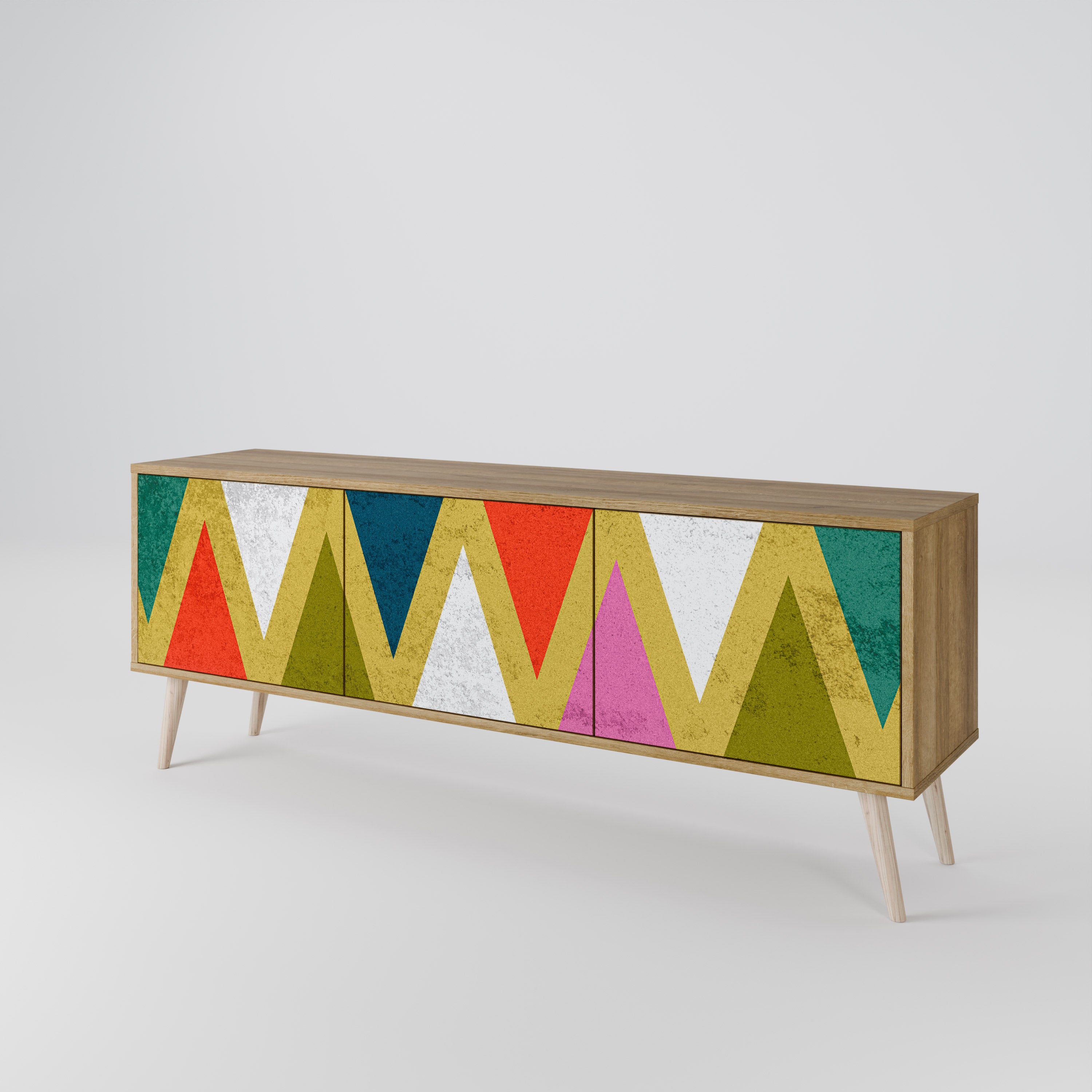 COLORFUL TRIANGLES Szafka RTV 3-drzwiowa