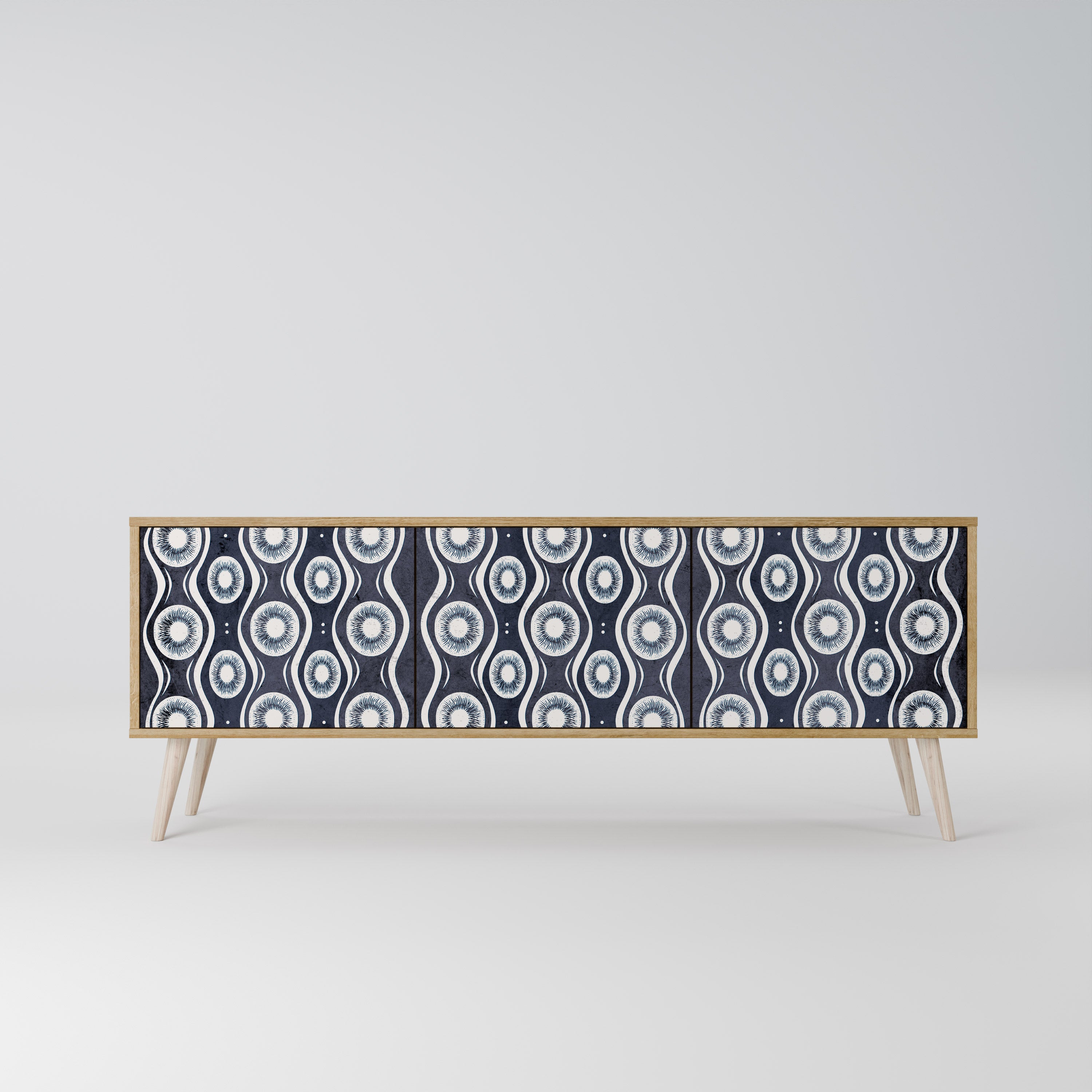 GRAPHITE EYES Szafka RTV 3-drzwiowa