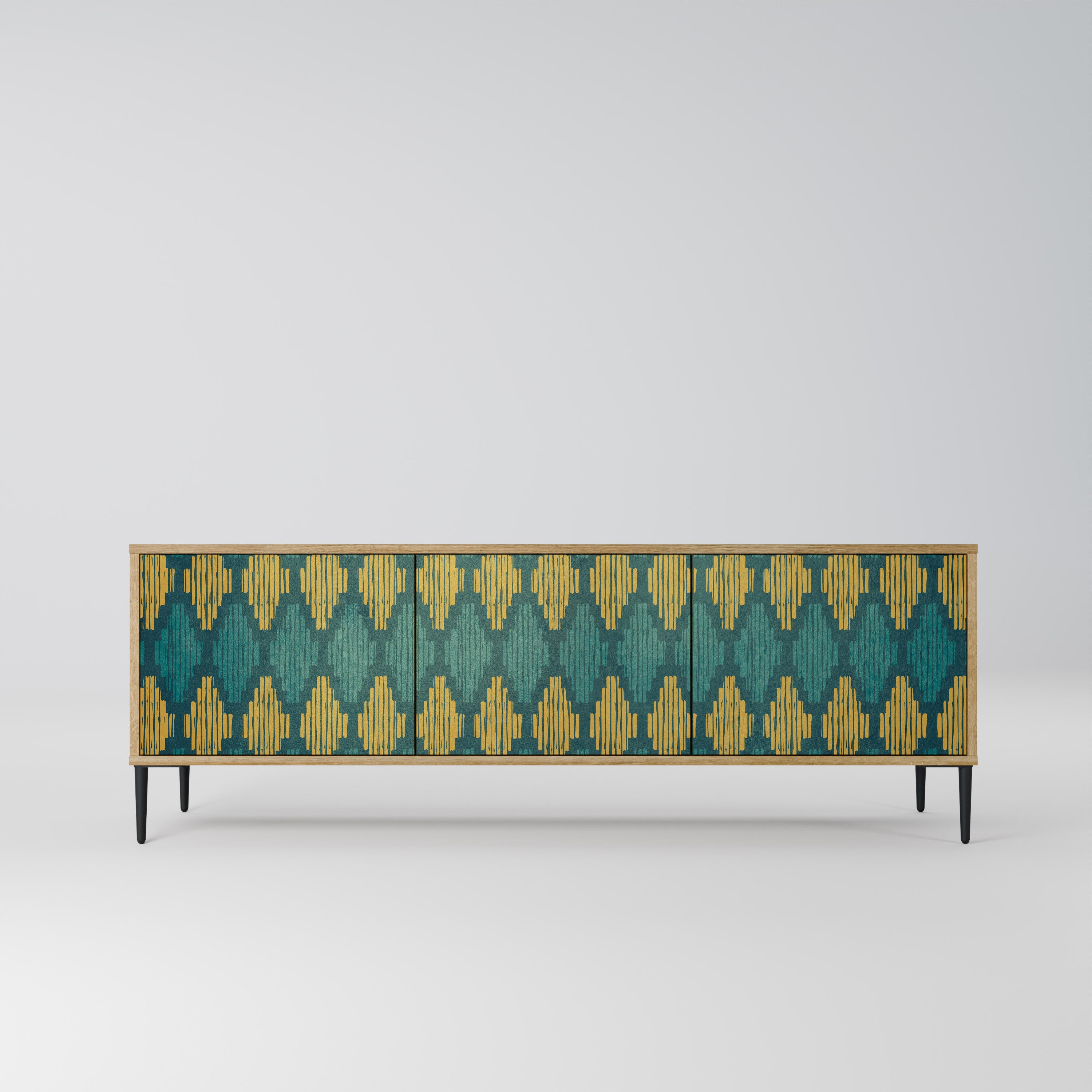 POLYGONS Szafka RTV 3-drzwiowa