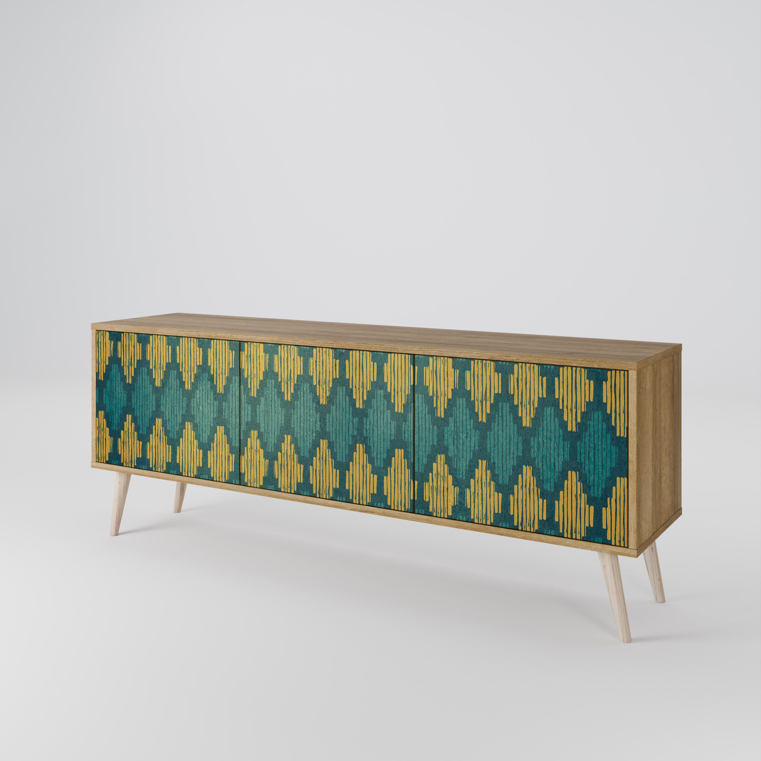 POLYGONS Szafka RTV 3-drzwiowa