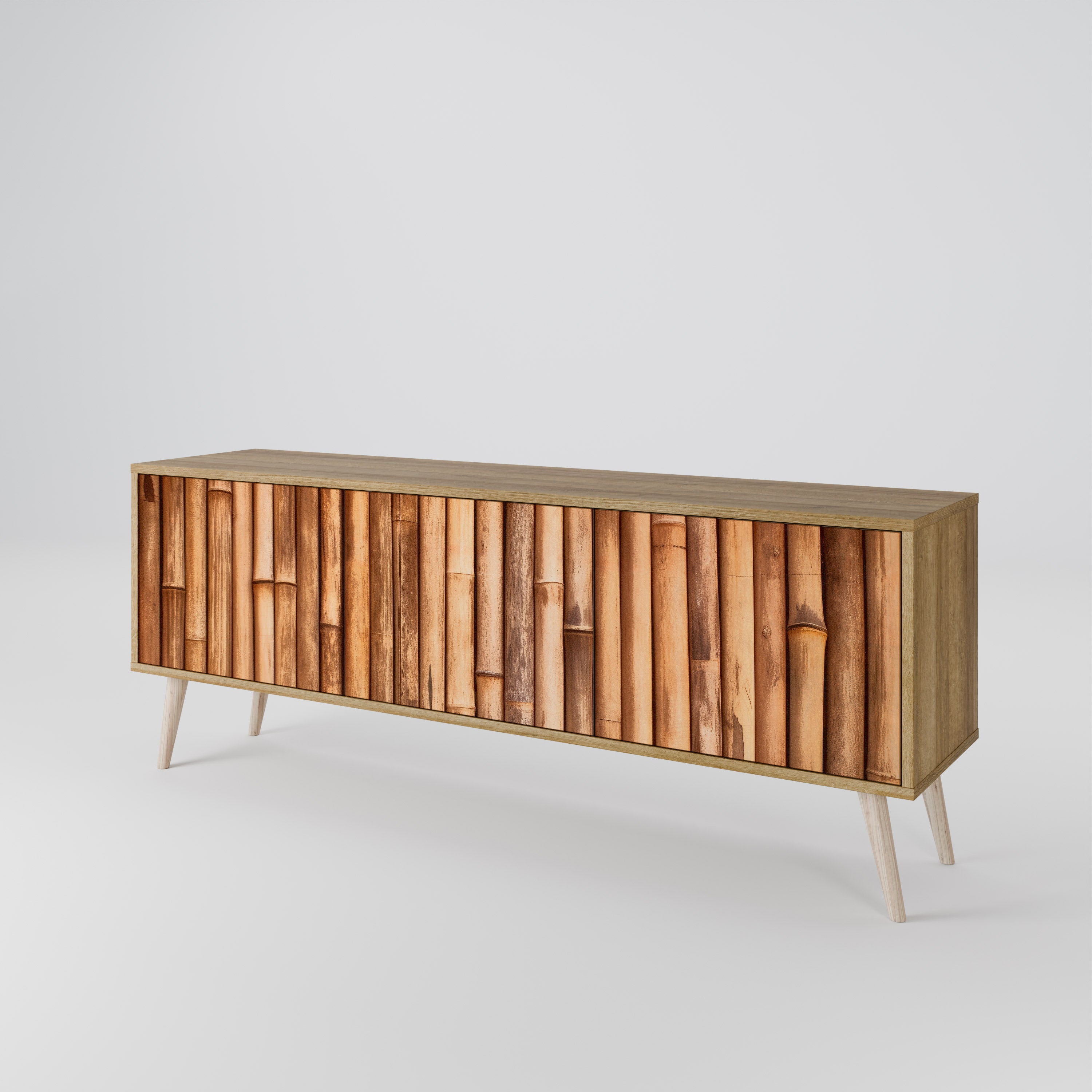 NATURAL WOOD Szafka RTV 3-drzwiowa