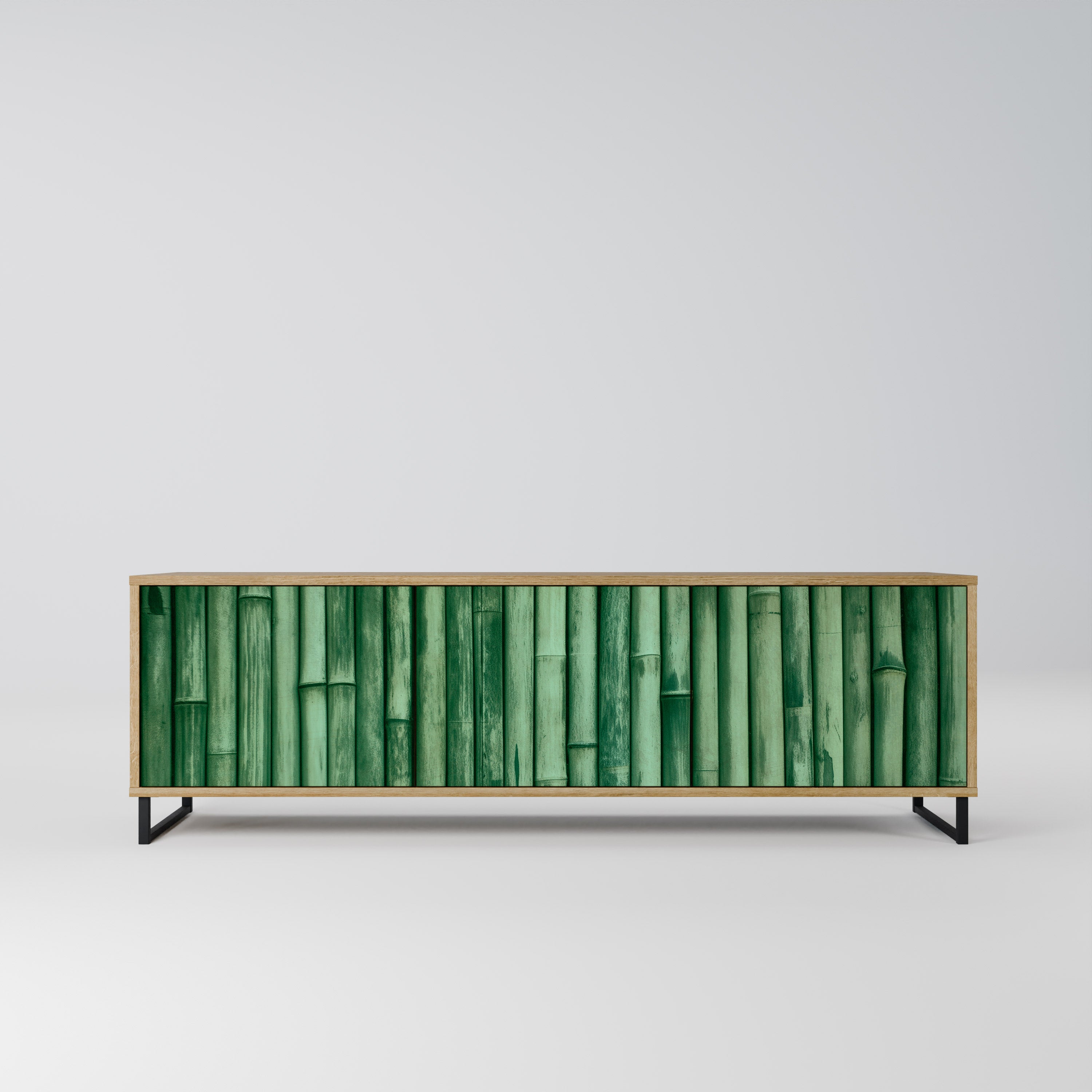 NATURAL GREEN Szafka RTV 3-drzwiowa