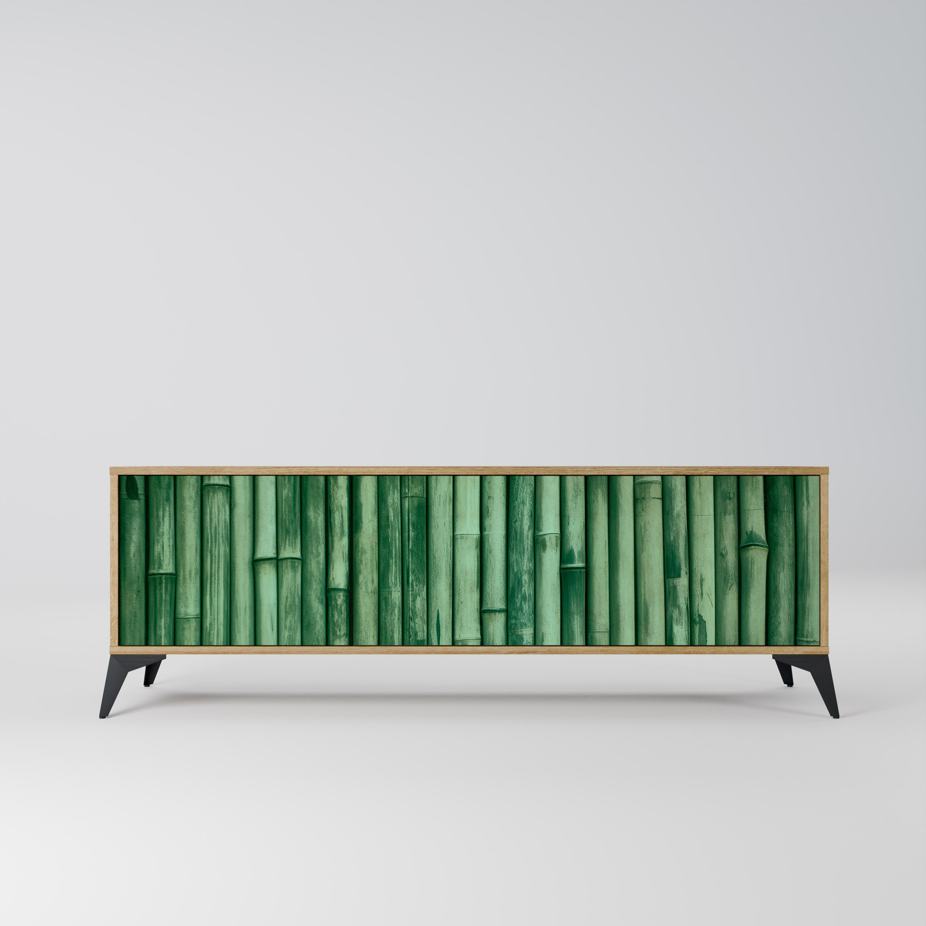 NATURAL GREEN Szafka RTV 3-drzwiowa