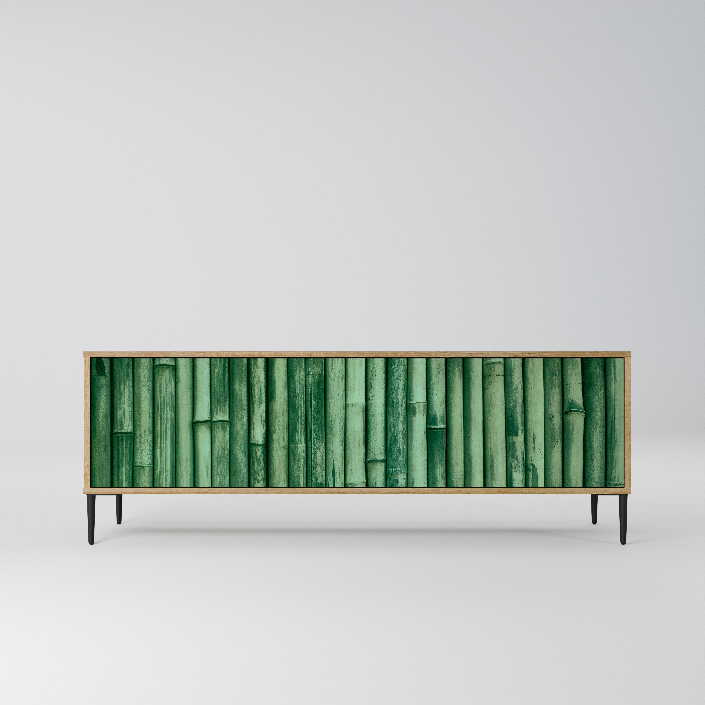 NATURAL GREEN Szafka RTV 3-drzwiowa