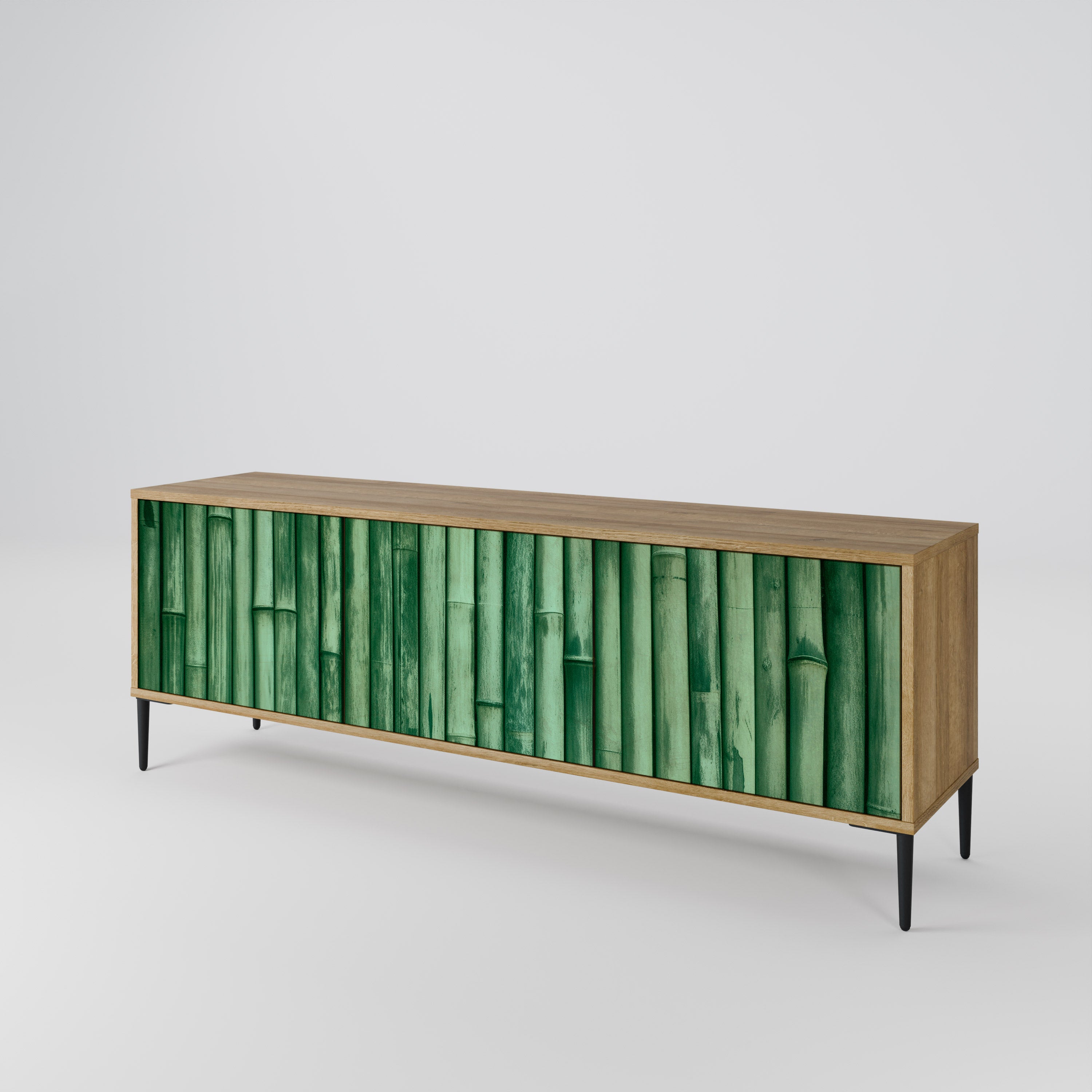 NATURAL GREEN Szafka RTV 3-drzwiowa