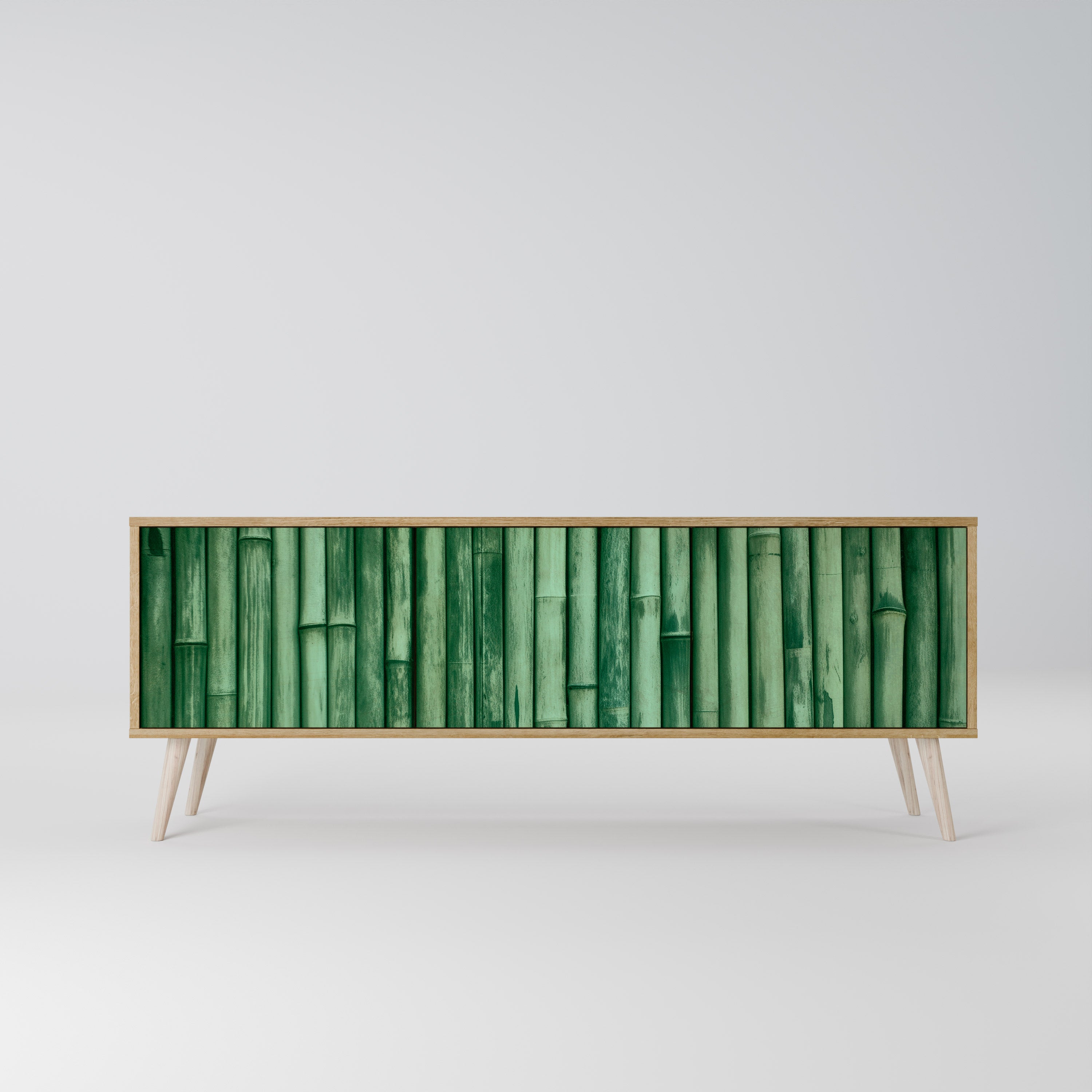 NATURAL GREEN Szafka RTV 3-drzwiowa