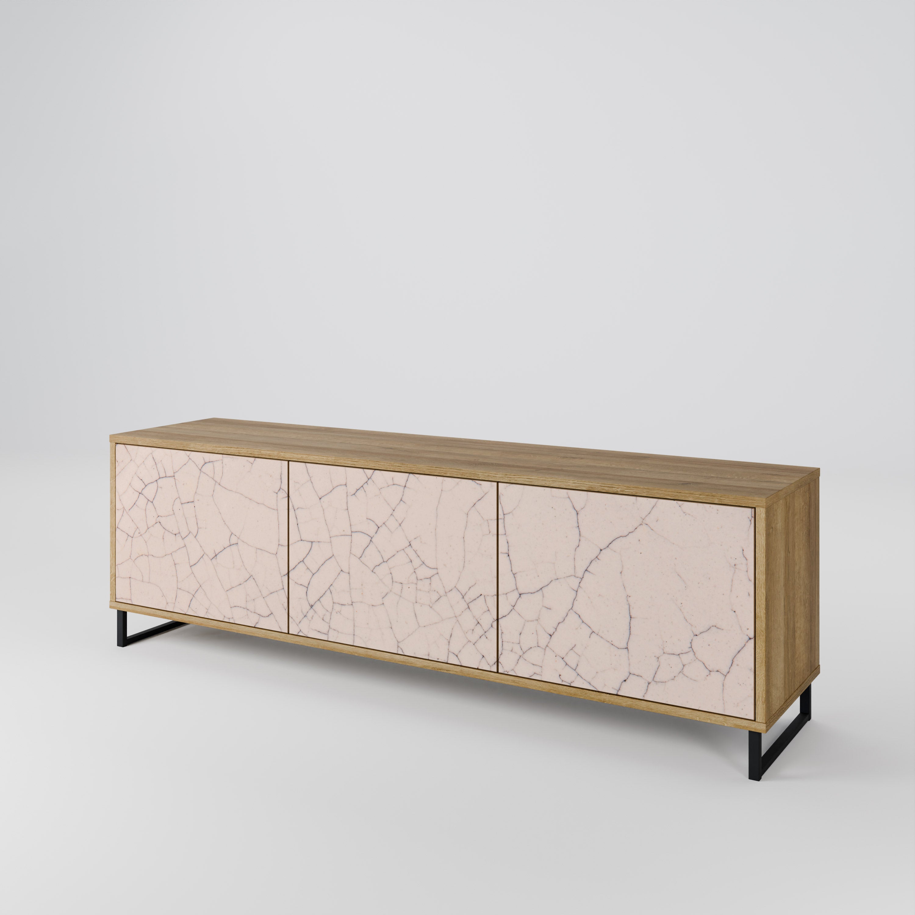 CERAMIC TEXTURE Szafka RTV 3-drzwiowa