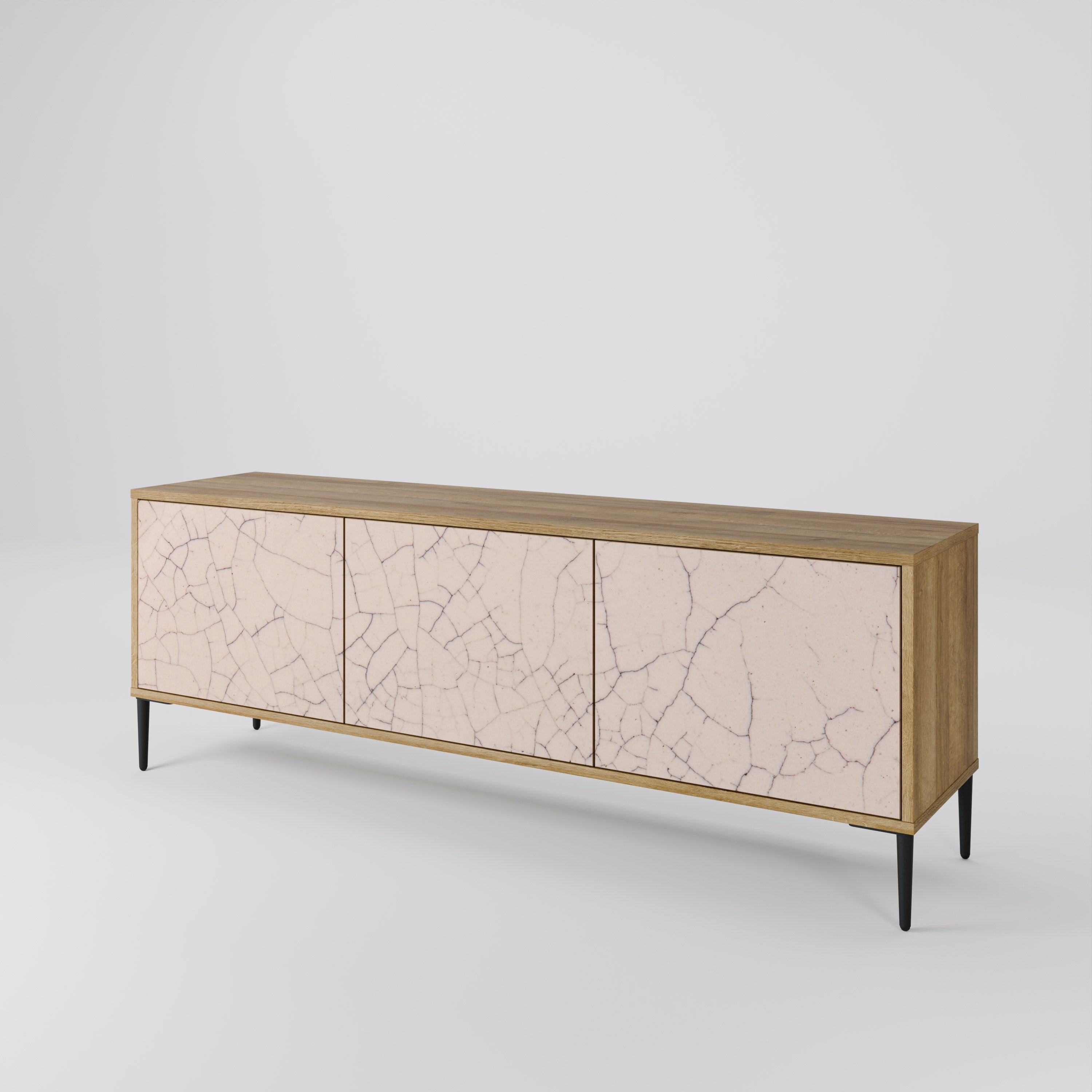 CERAMIC TEXTURE Szafka RTV 3-drzwiowa