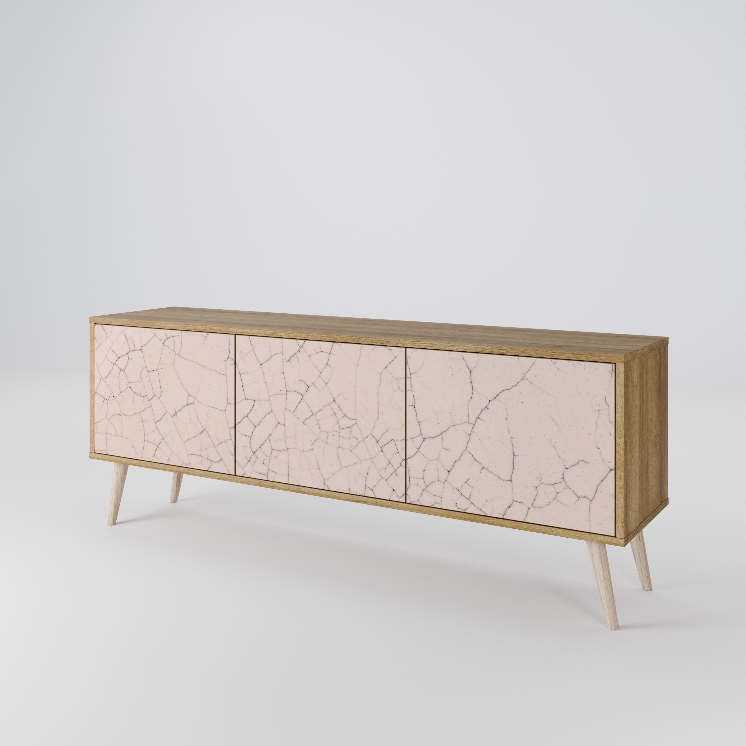 CERAMIC TEXTURE Szafka RTV 3-drzwiowa