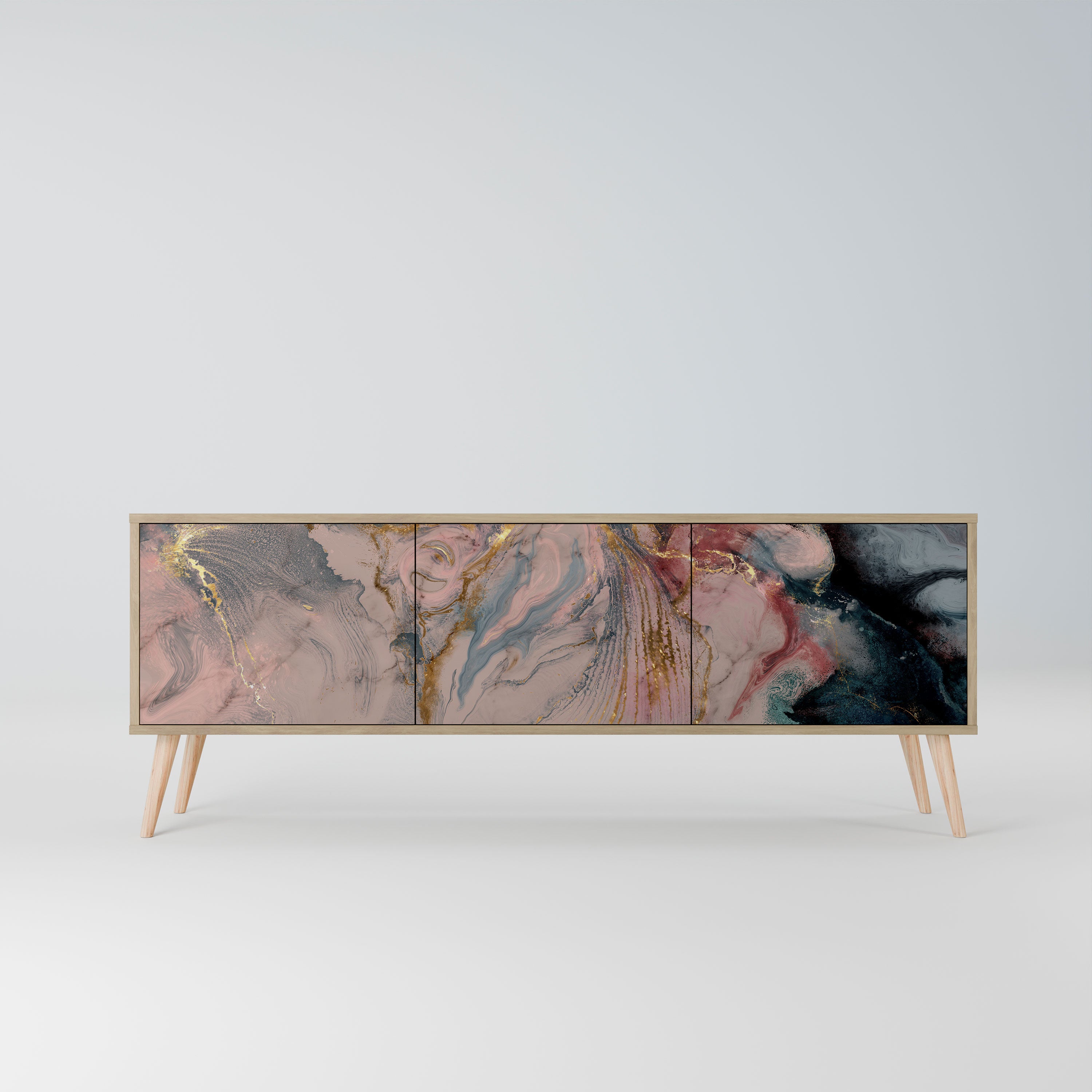 GILDED SWIRLS Szafka RTV 3-drzwiowa