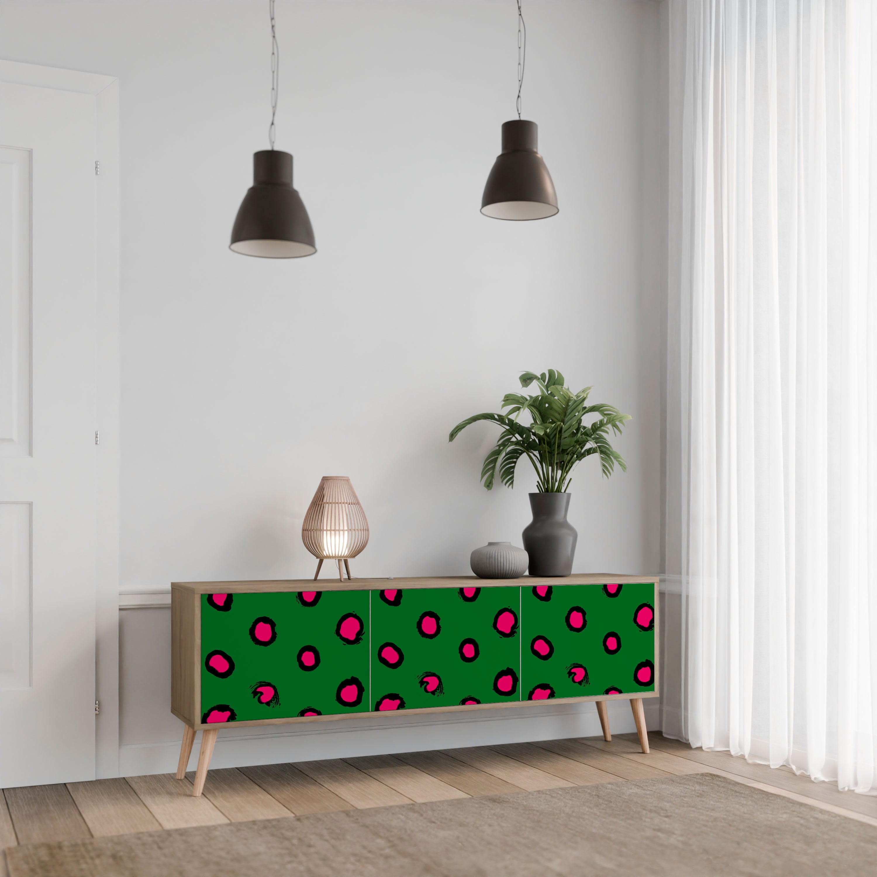 FUNKY SPOTS Szafka RTV 3-drzwiowa