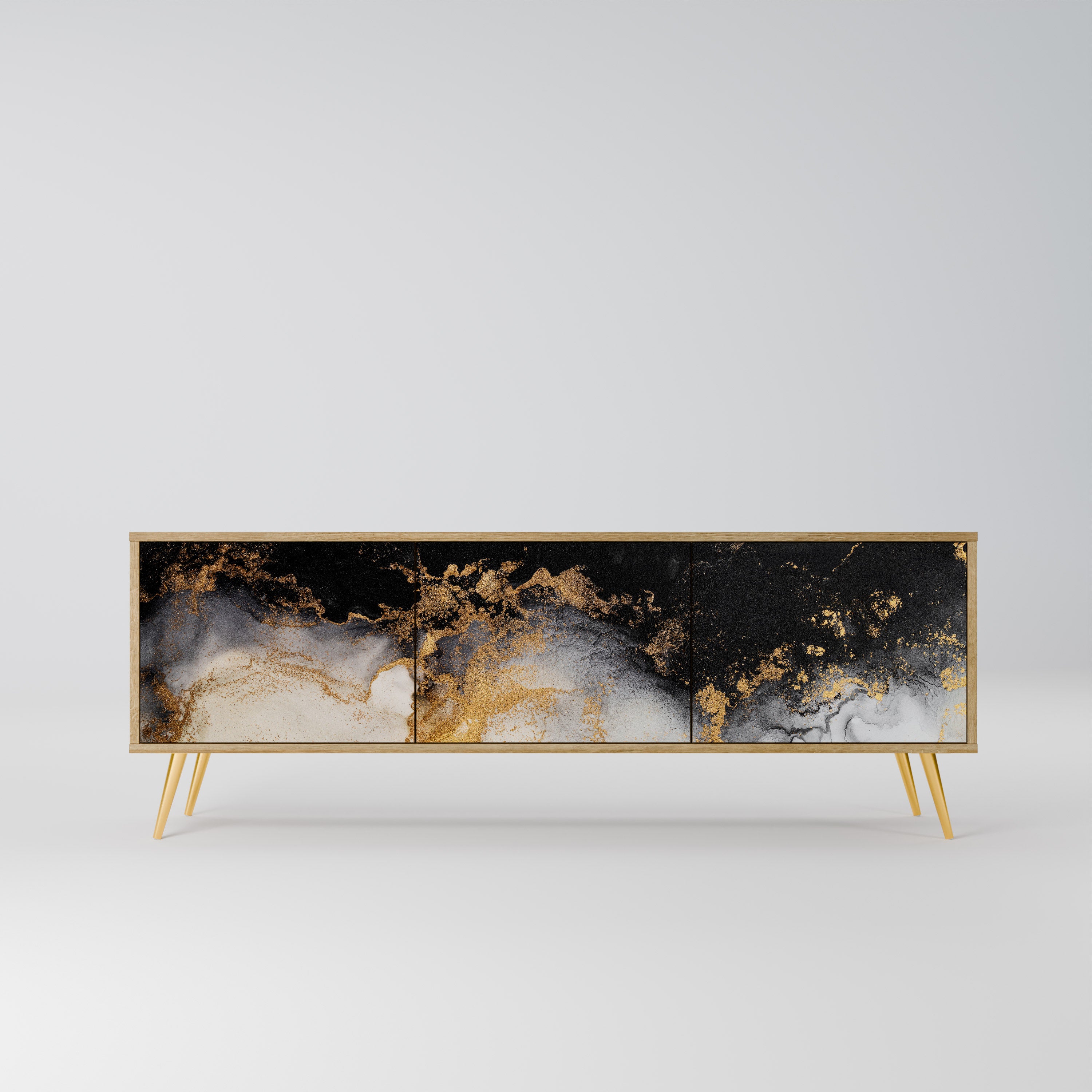 MARBLE OF TOMMORROW Szafka RTV 3-drzwiowa