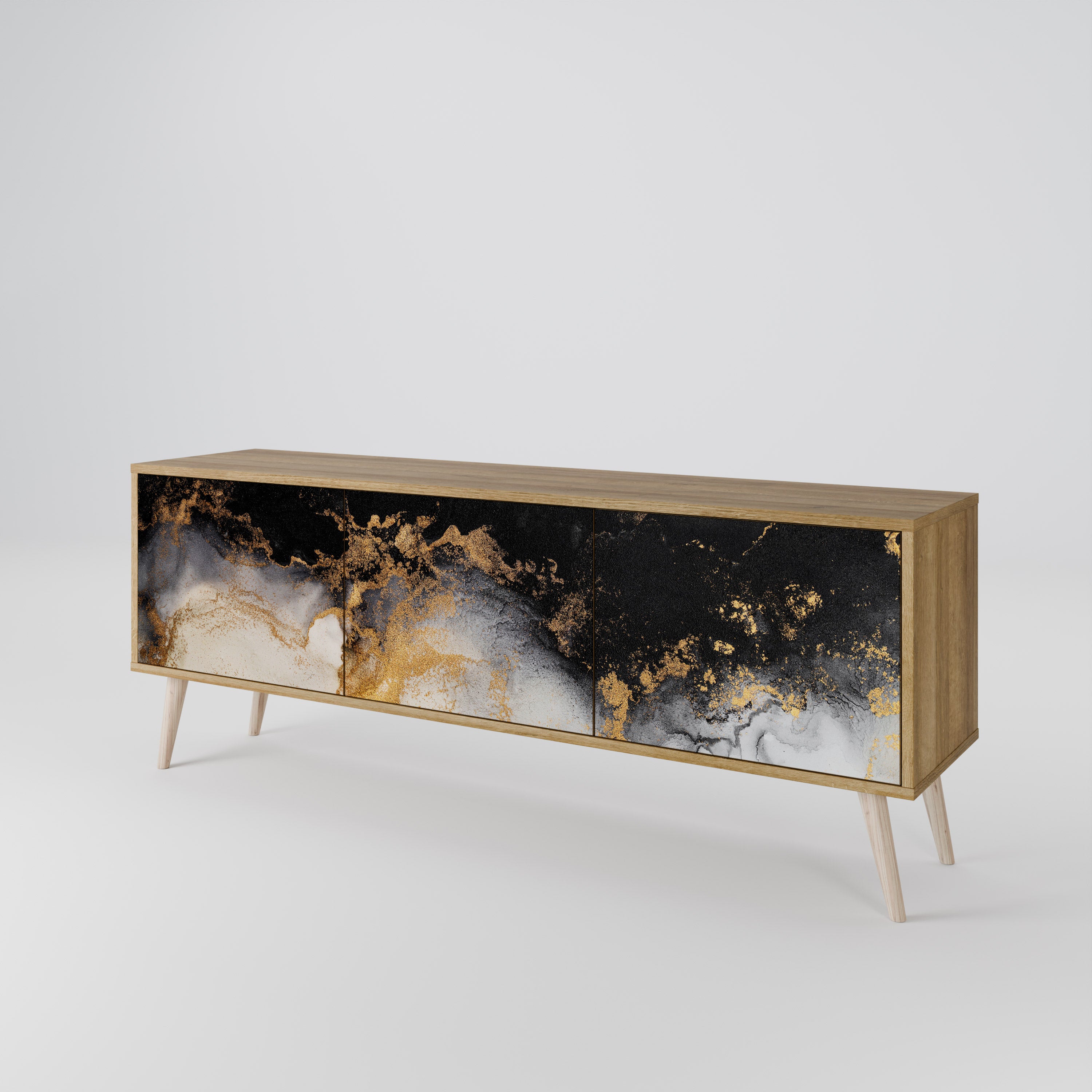 MARBLE OF TOMMORROW Szafka RTV 3-drzwiowa