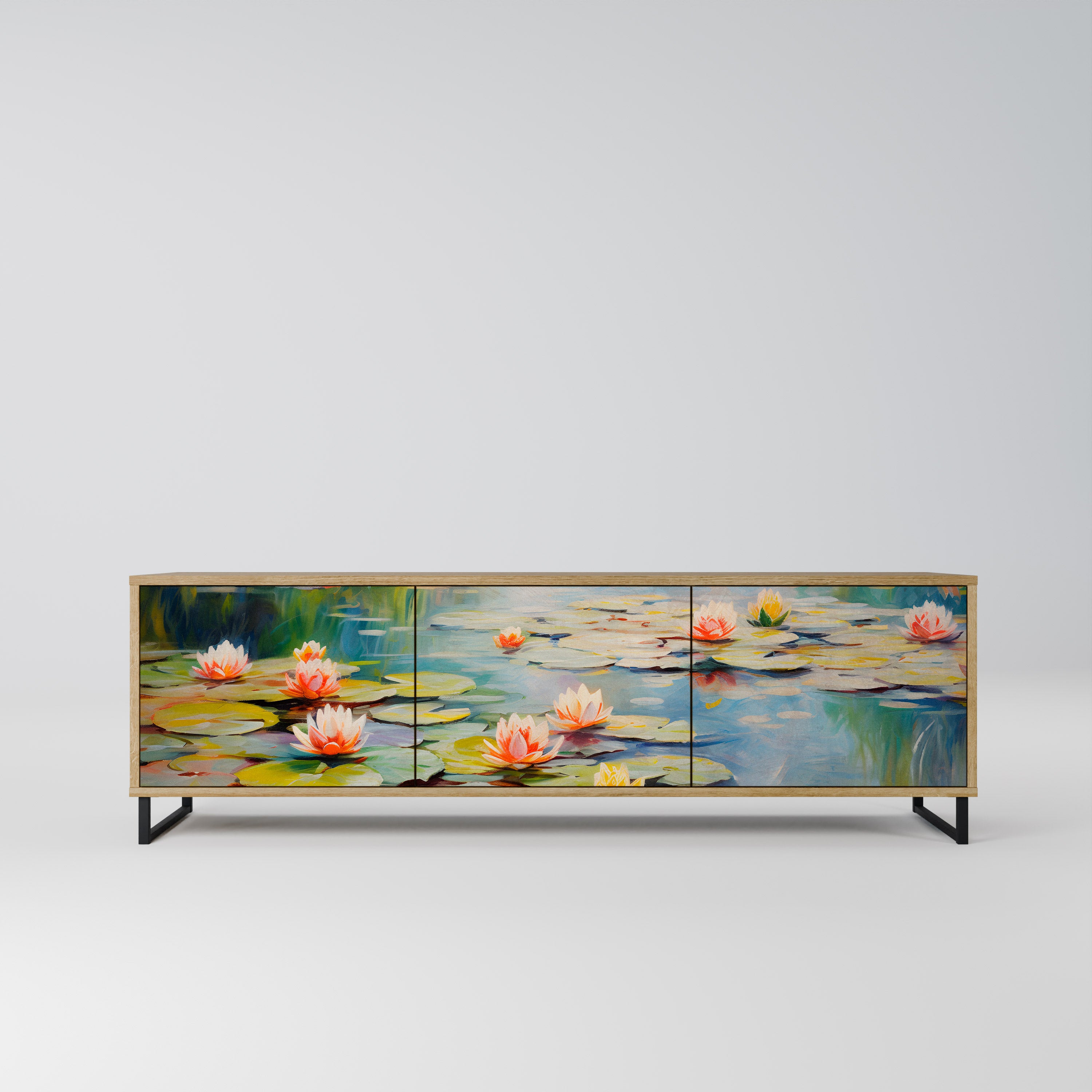 BLOOMING WATERS Szafka RTV 3-drzwiowa
