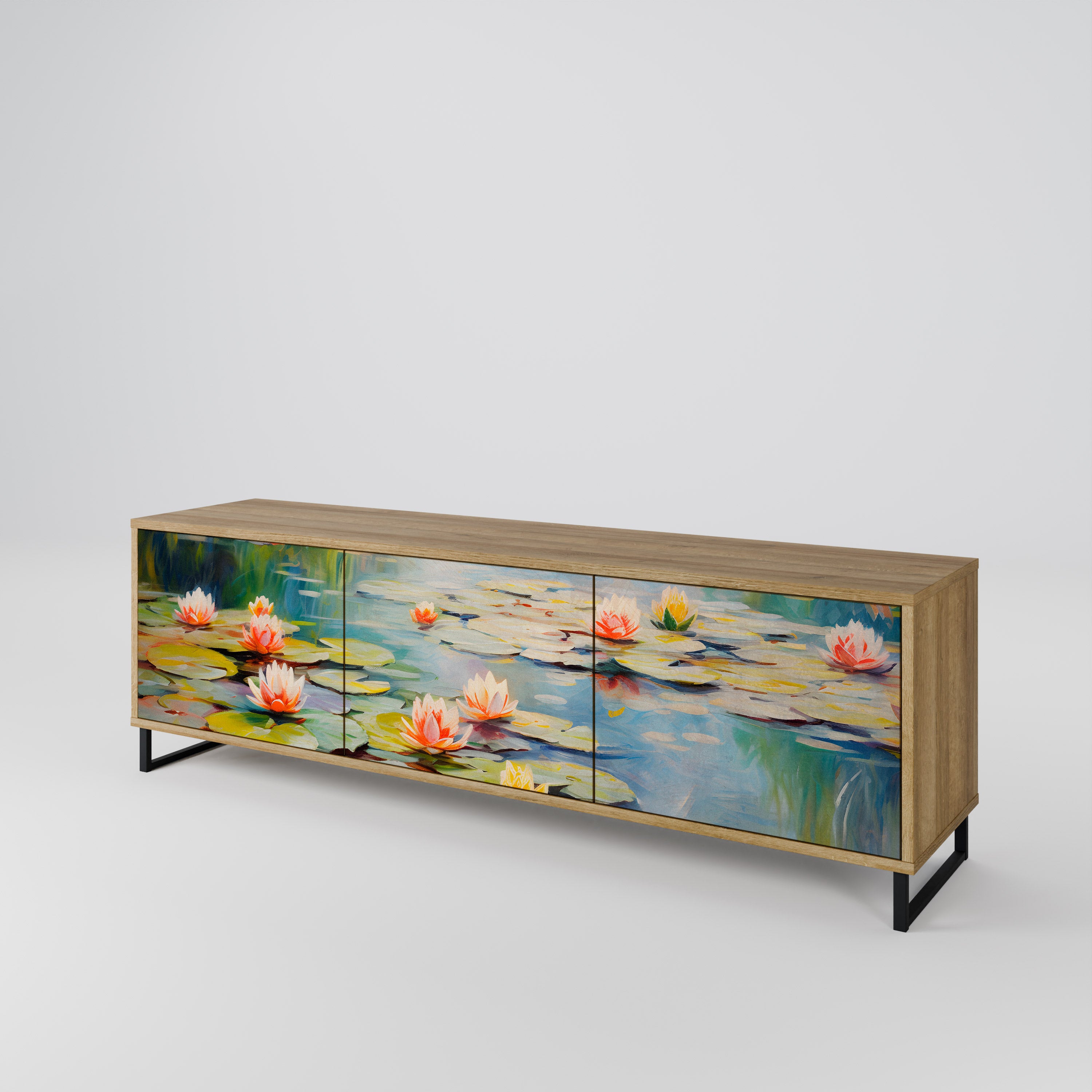 BLOOMING WATERS Szafka RTV 3-drzwiowa