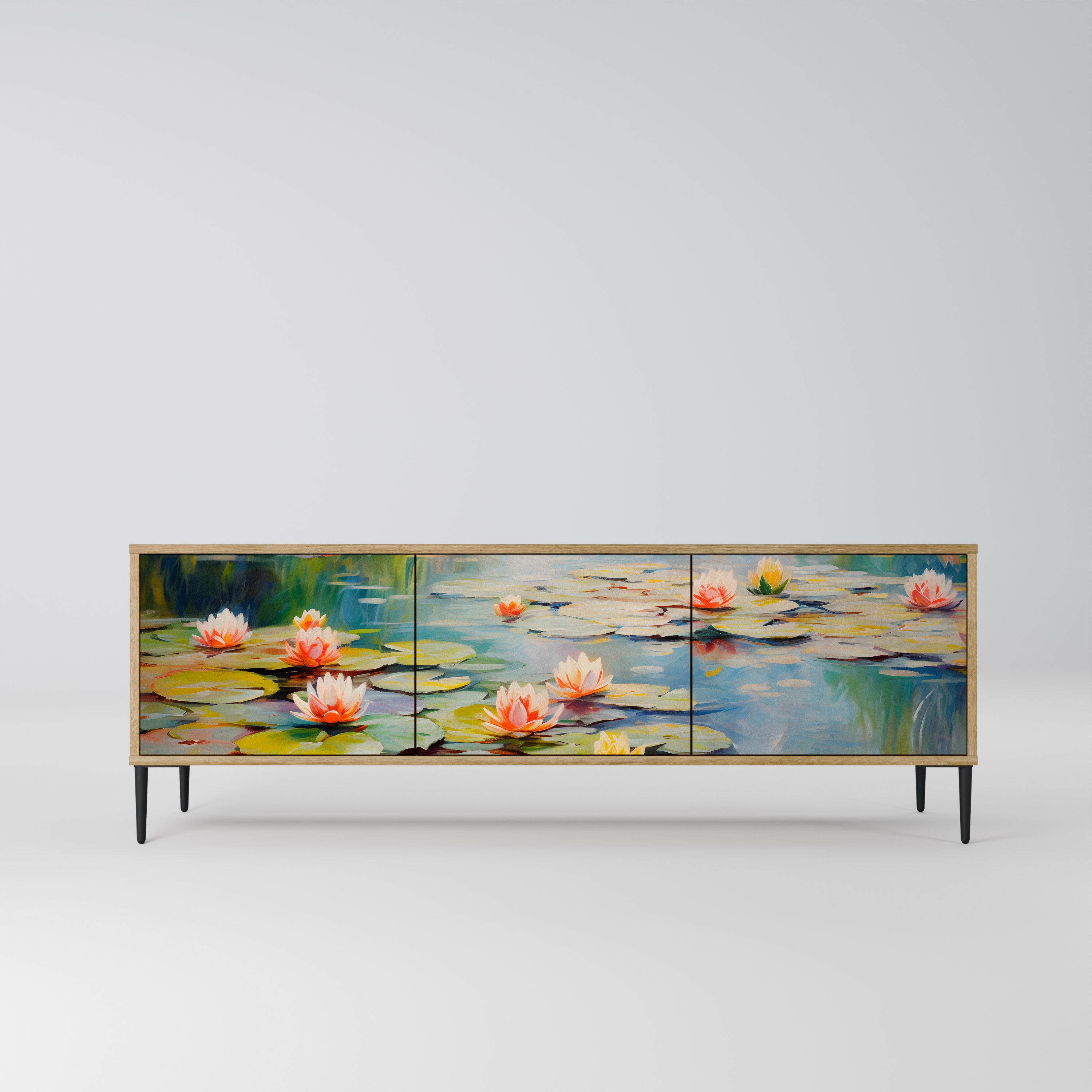 BLOOMING WATERS Szafka RTV 3-drzwiowa