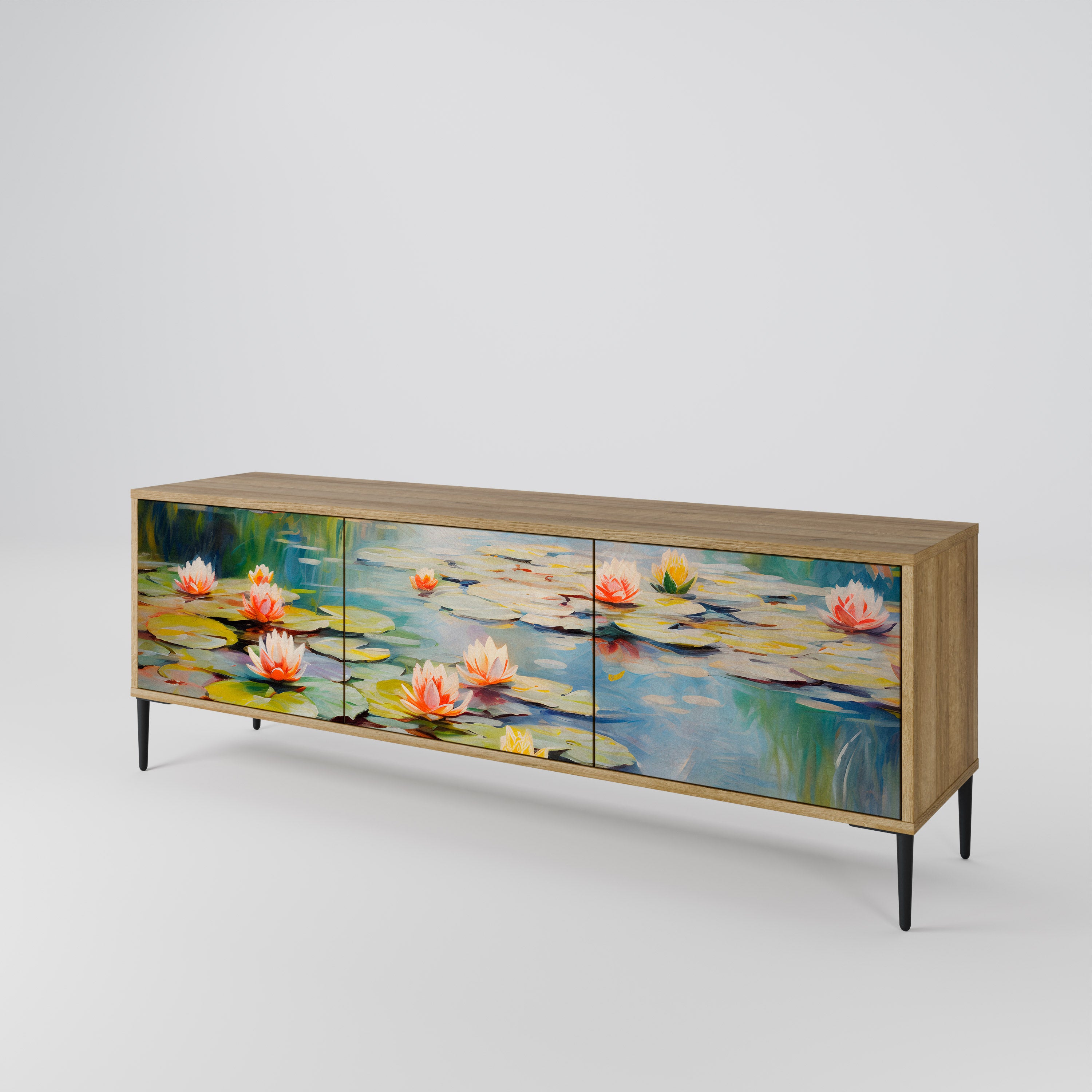 BLOOMING WATERS Szafka RTV 3-drzwiowa