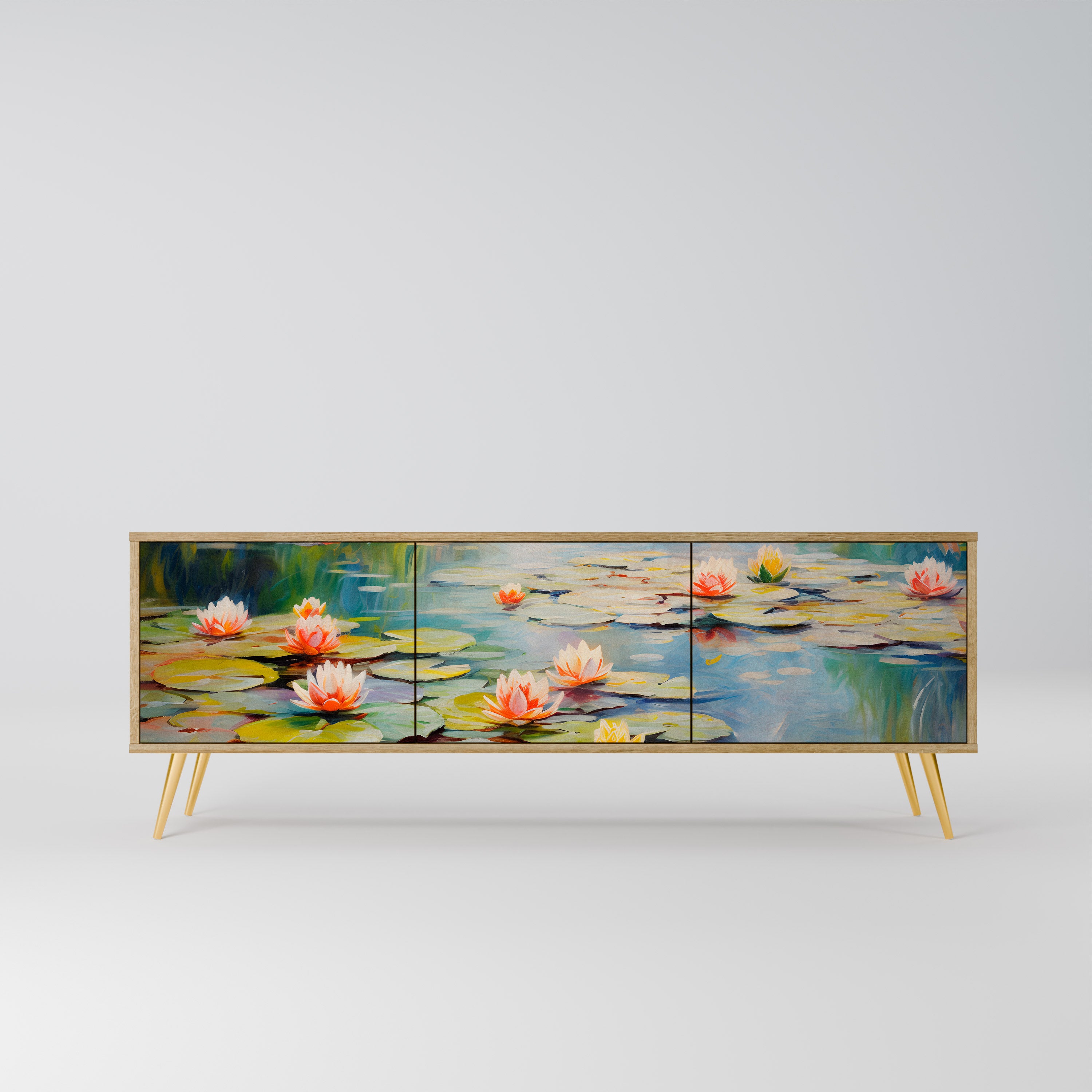 BLOOMING WATERS Szafka RTV 3-drzwiowa