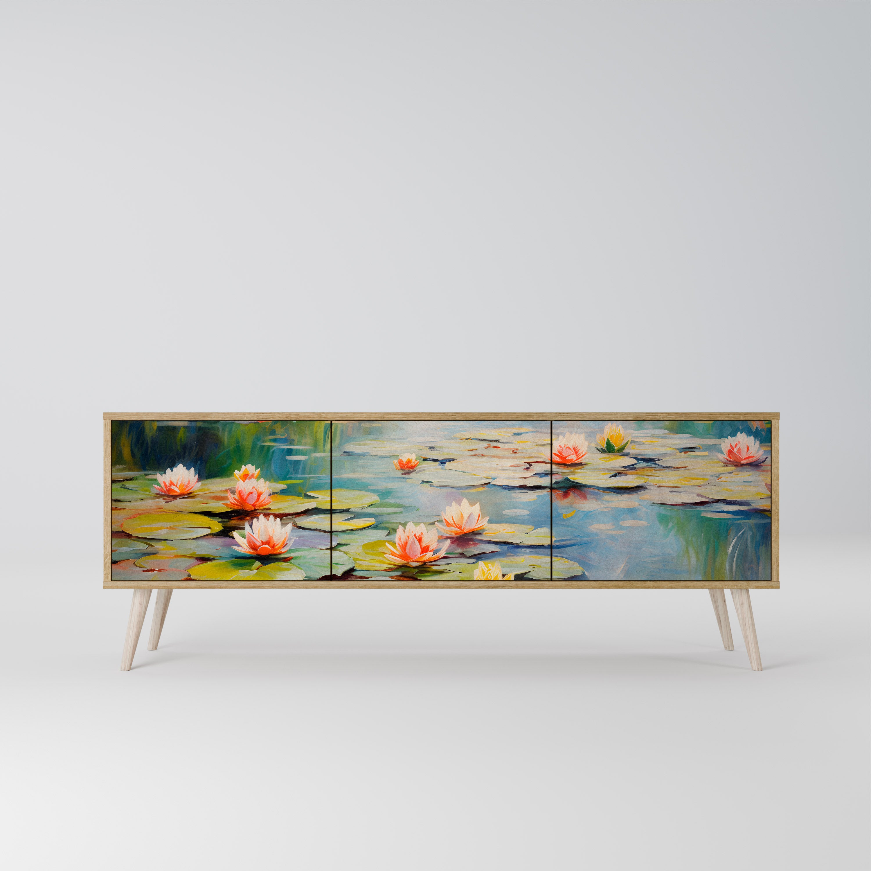 BLOOMING WATERS Szafka RTV 3-drzwiowa