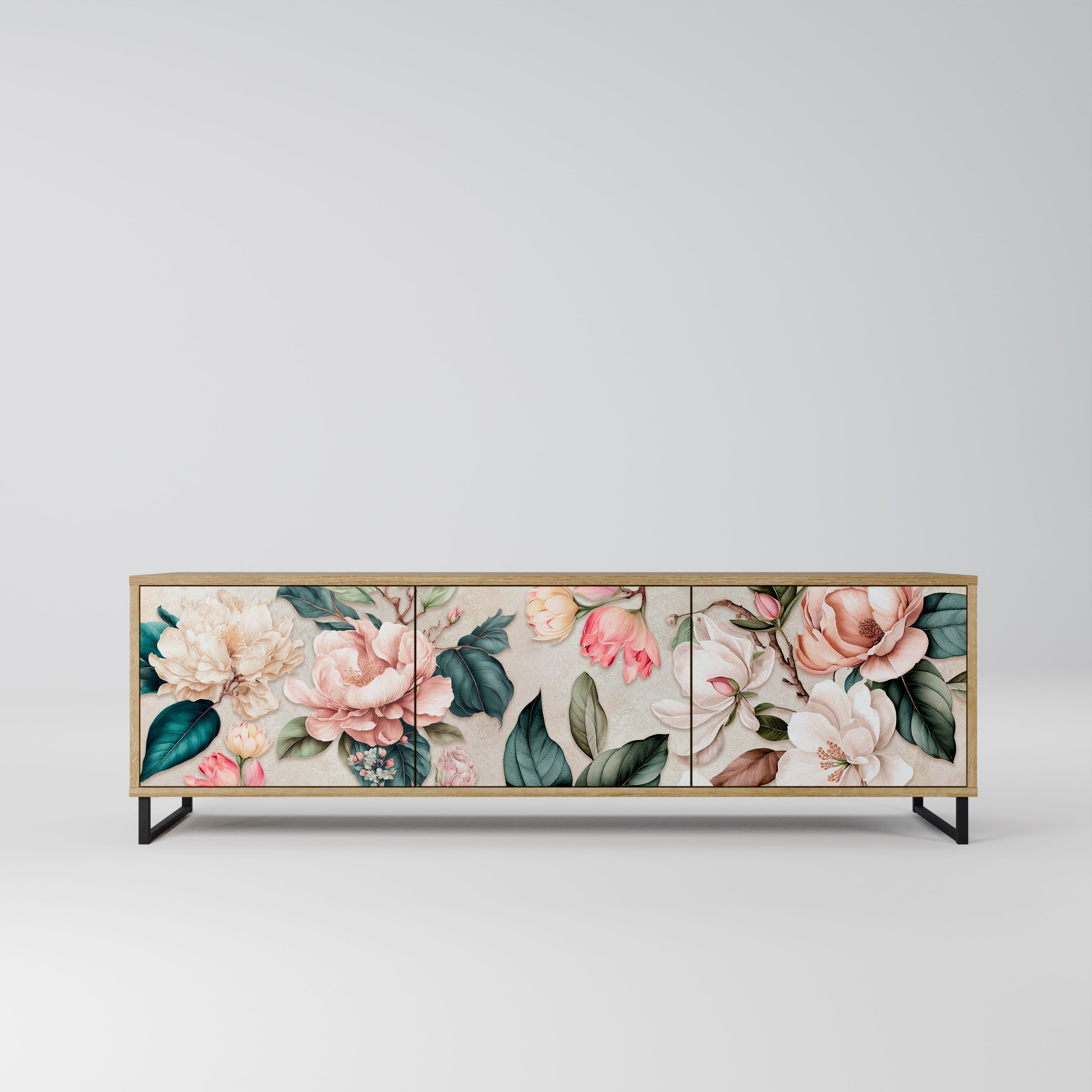 FLORAL GRACE Szafka RTV 3-drzwiowa