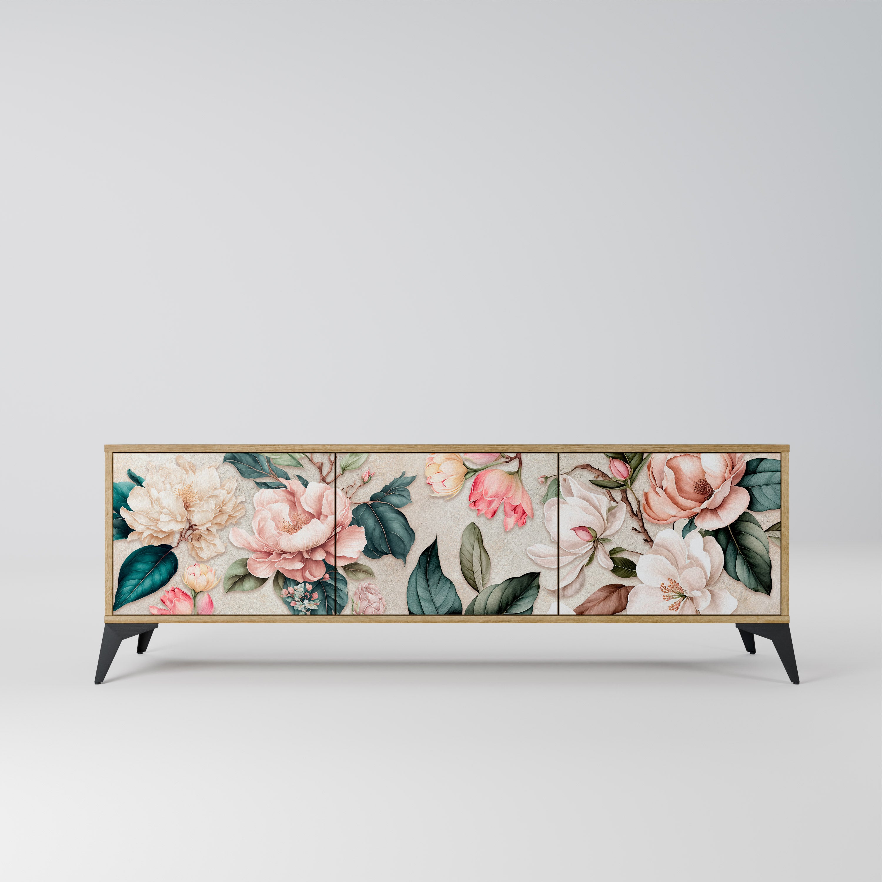 FLORAL GRACE Szafka RTV 3-drzwiowa