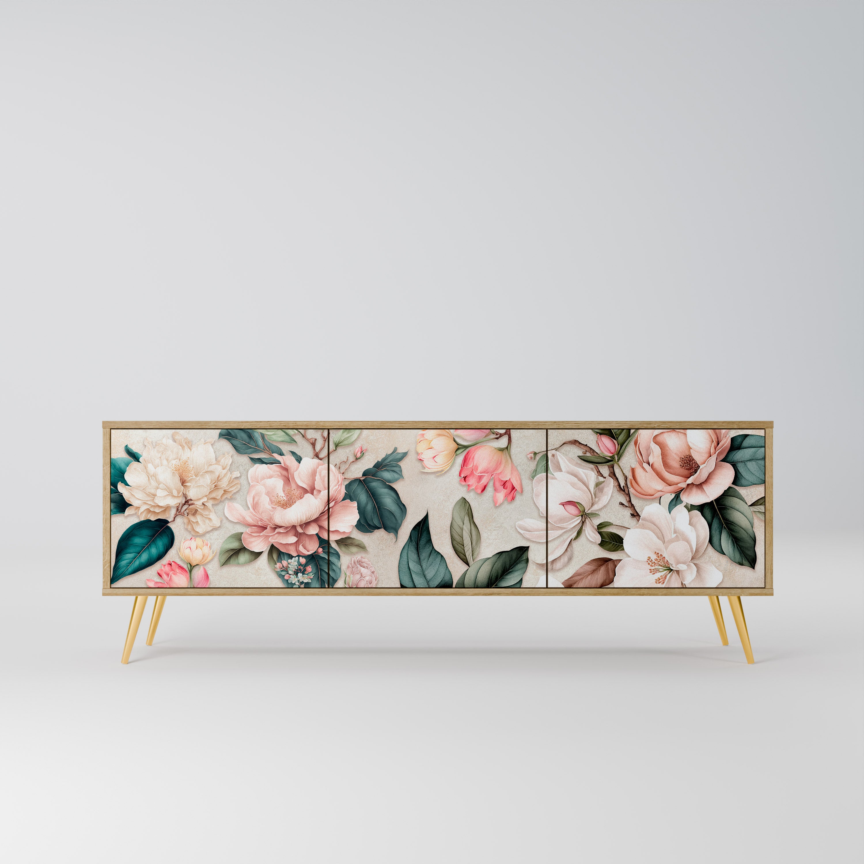 FLORAL GRACE Szafka RTV 3-drzwiowa